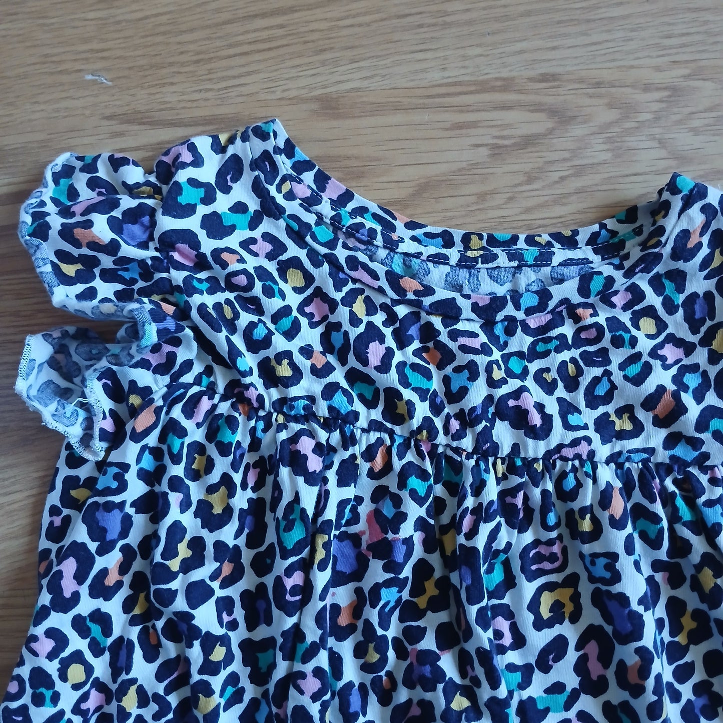 Dunnes Leopard Print Top Age 10