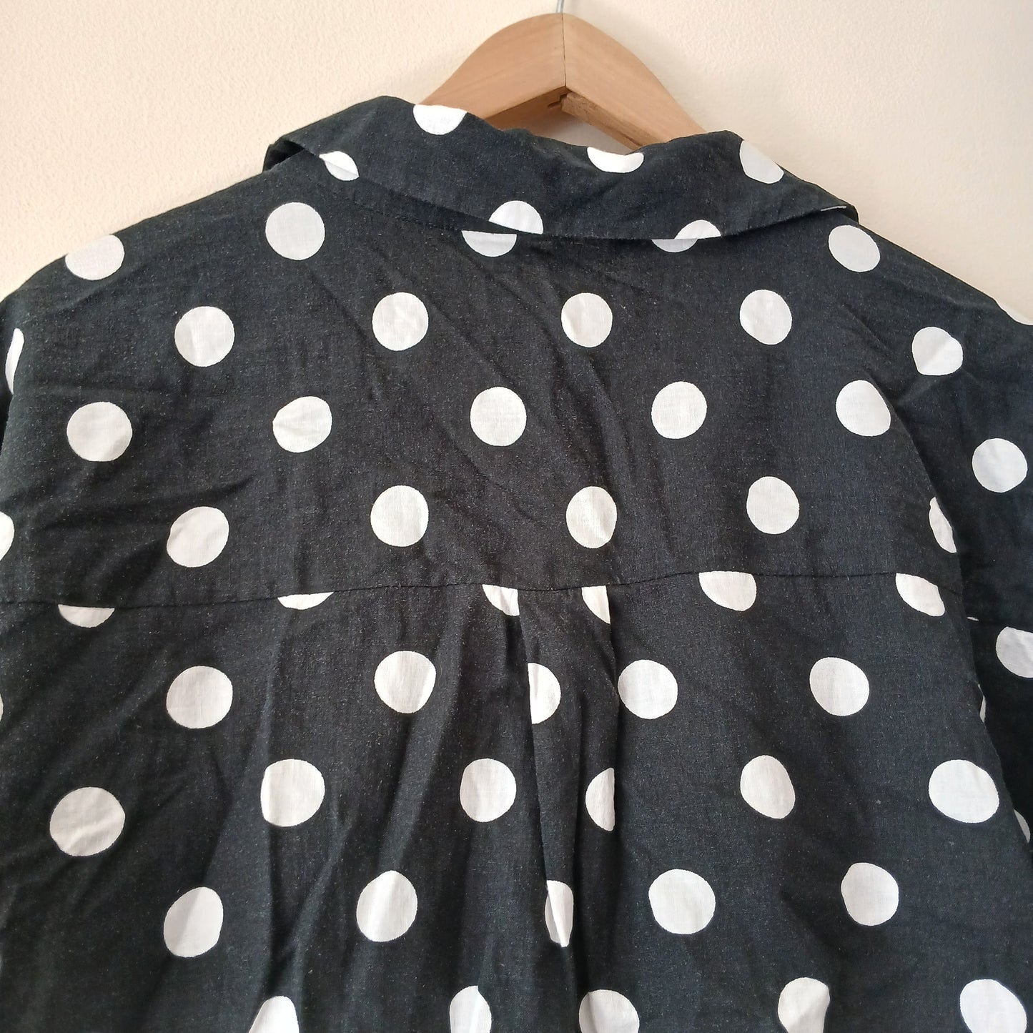 Zara Polka Dot Blouse Size M