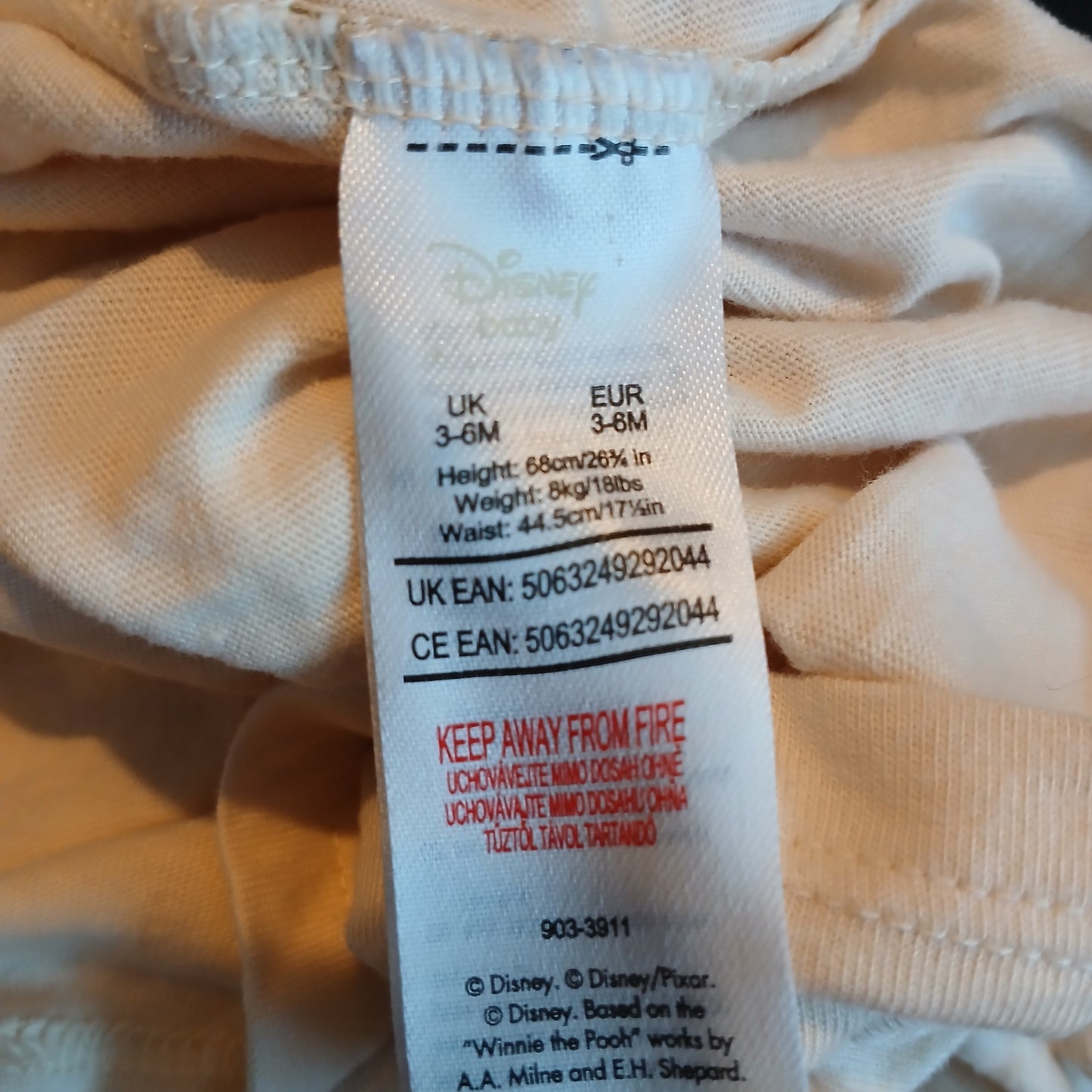 Disney Baby Top Age 3-6 months