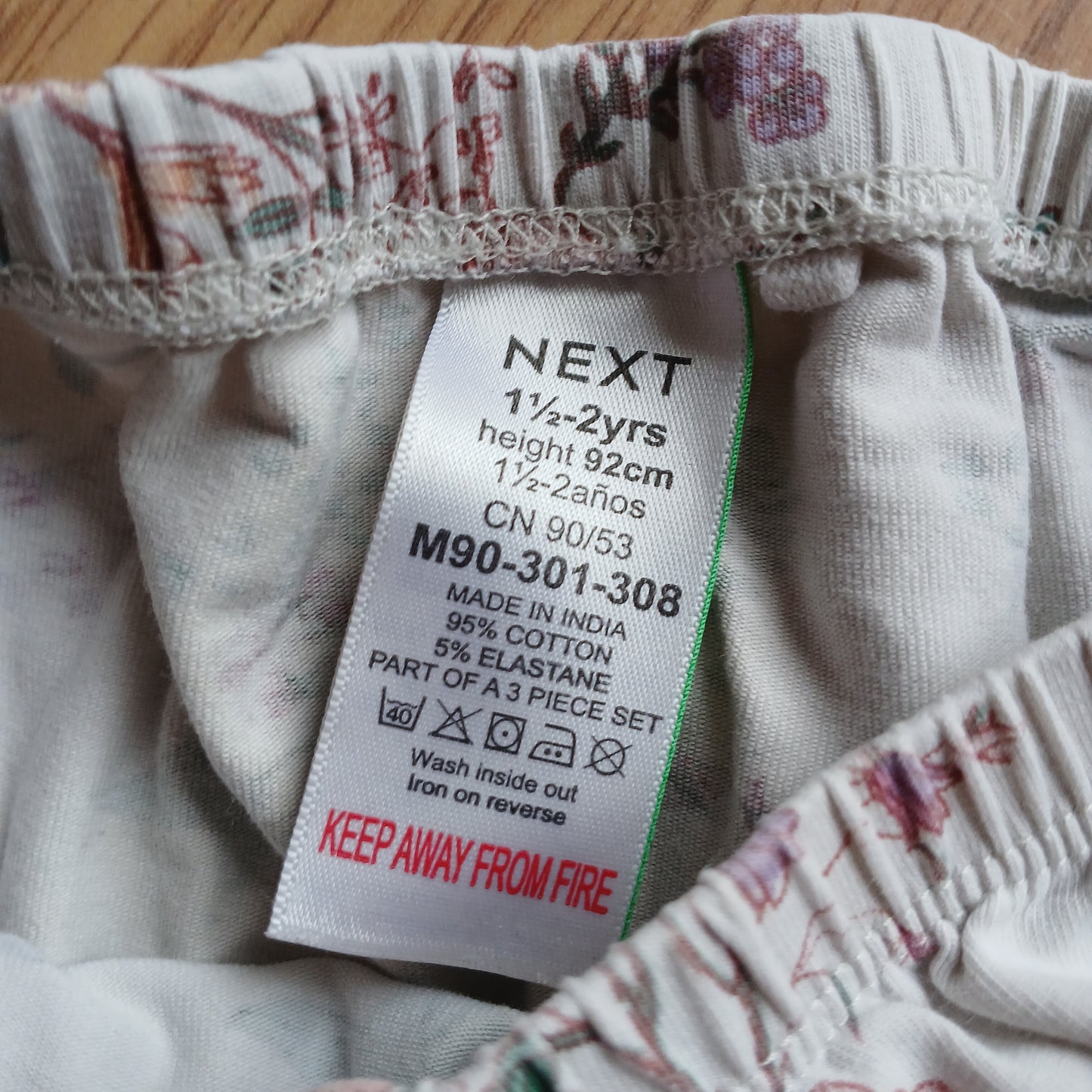 Next Floral Leggings Age 18-24 months