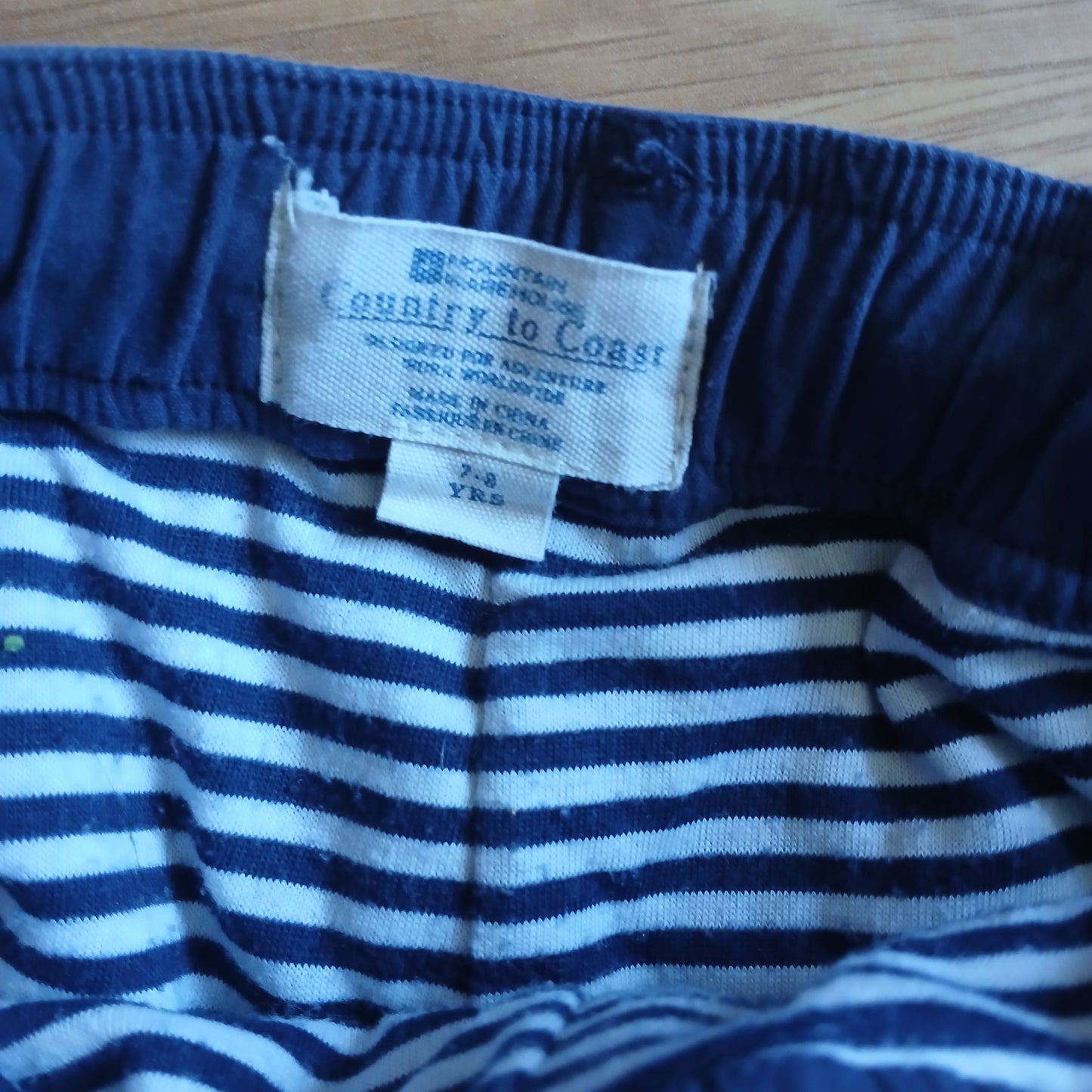 Country to Coast Blue Trousers Age 7-8