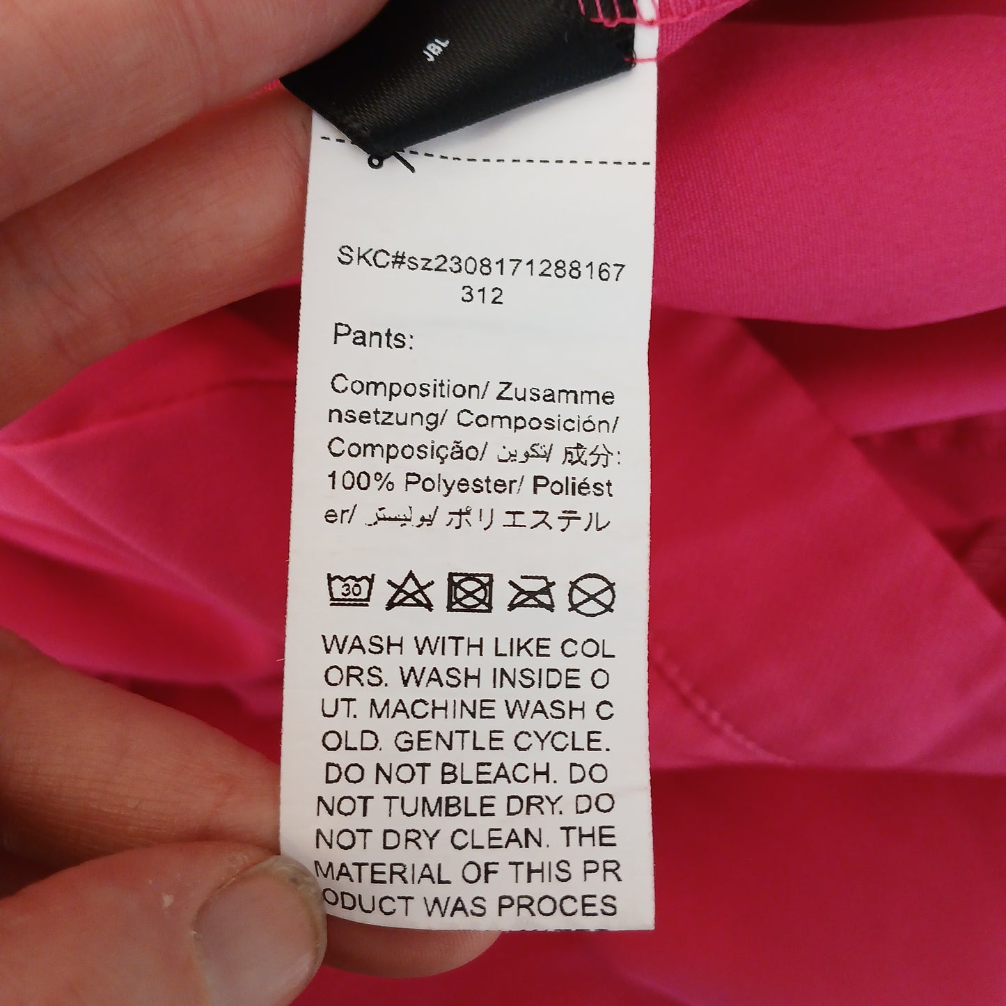 Shein Pink Trousers Size L