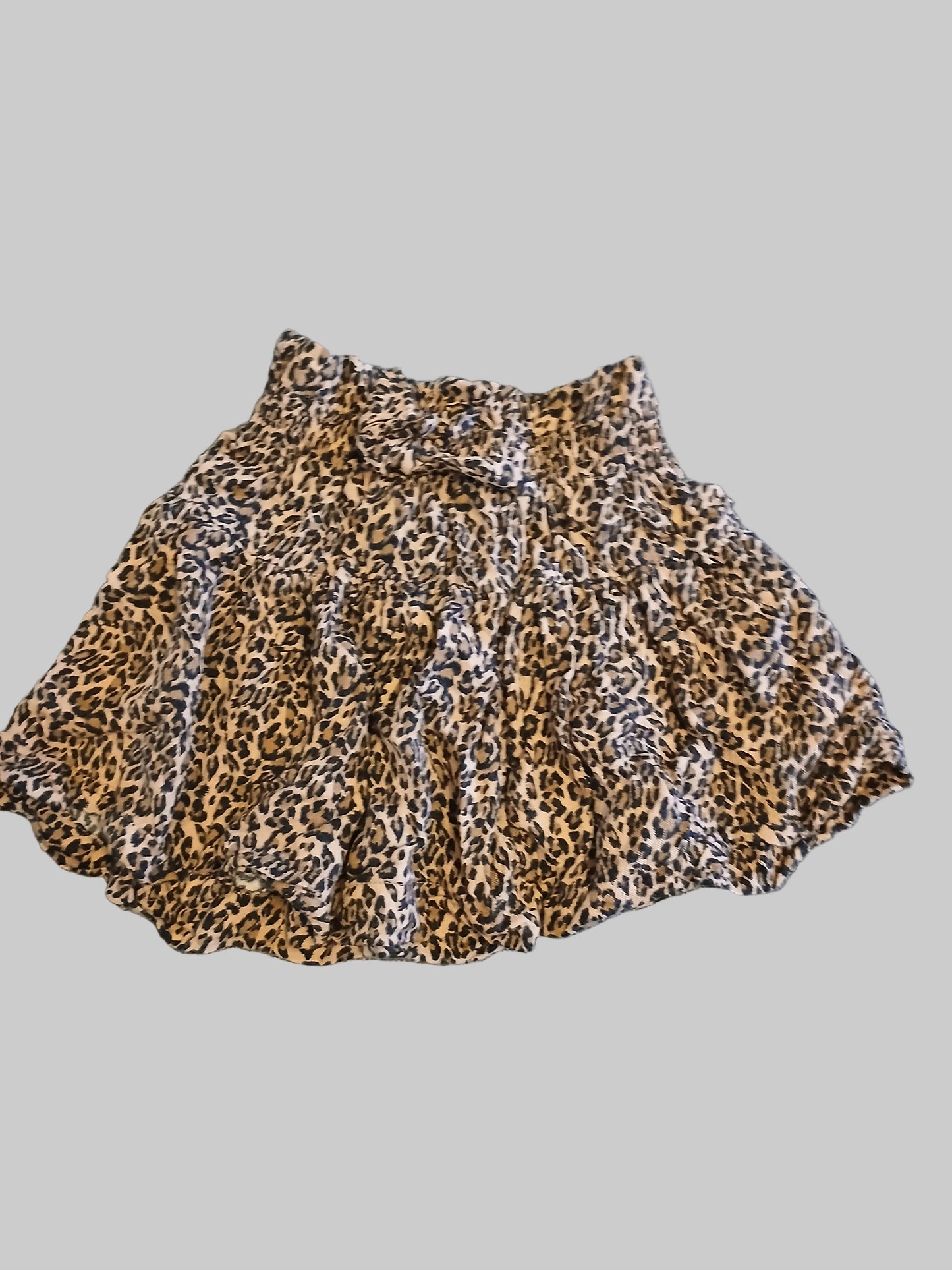 Dunnes Leopard Print Skirt Age 5