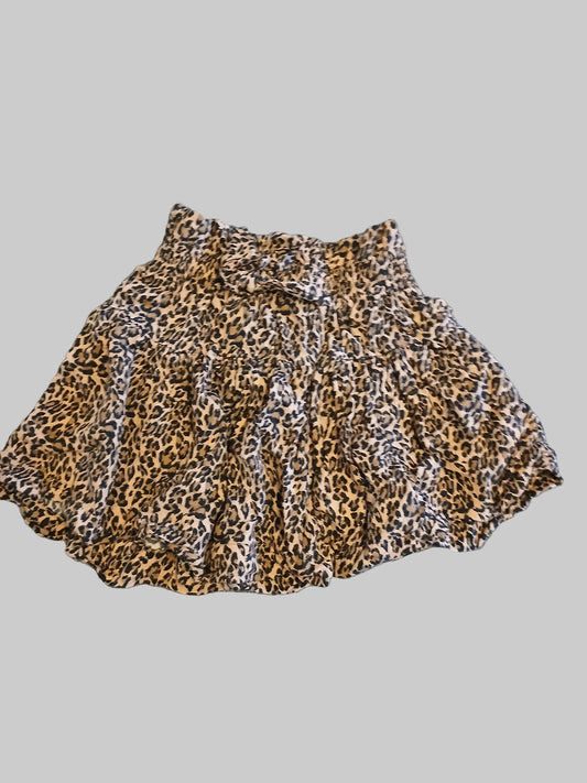 Dunnes Leopard Print Skirt Age 5