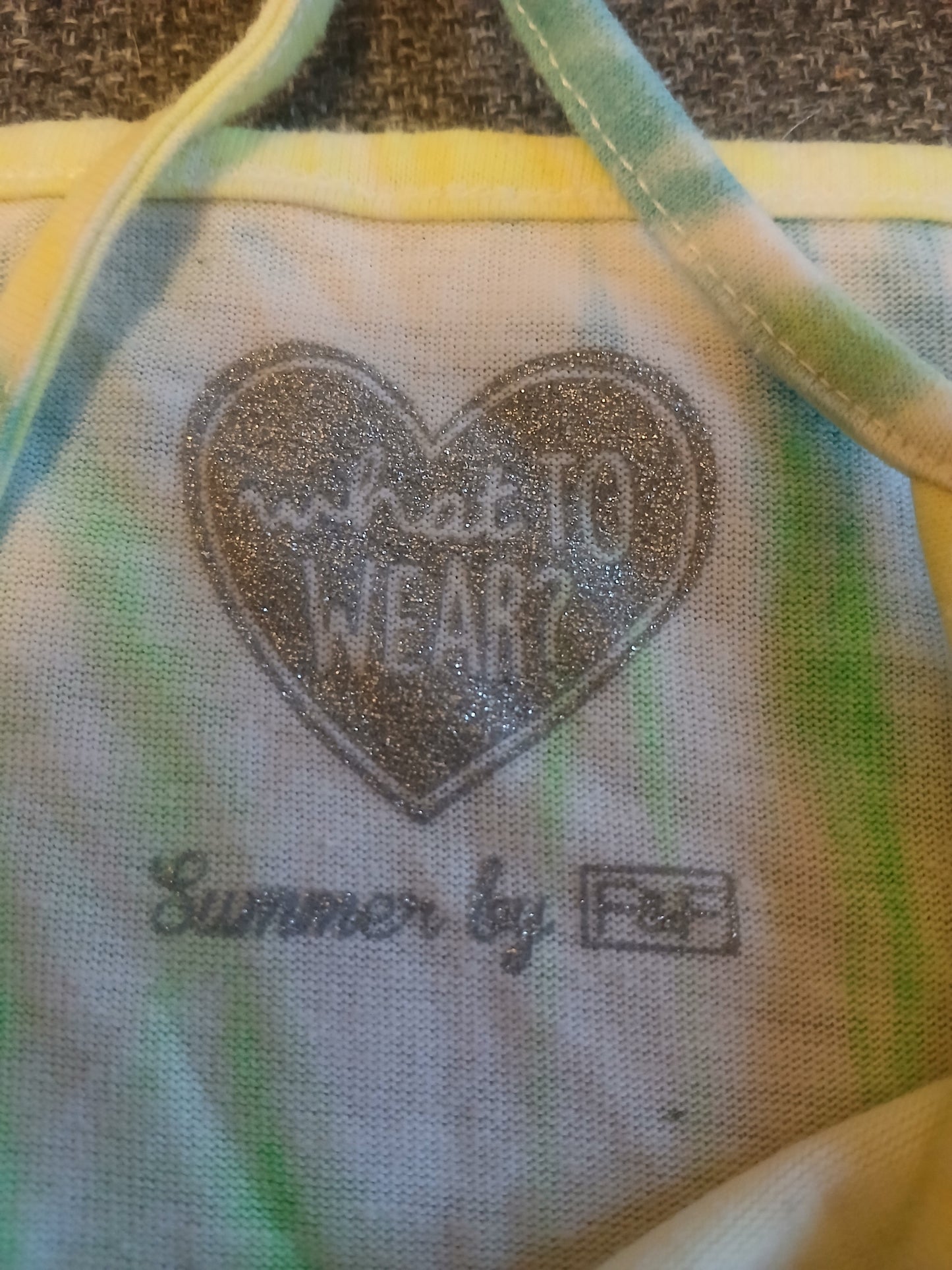 F&F Tie Dye Playsuit Age 7-8