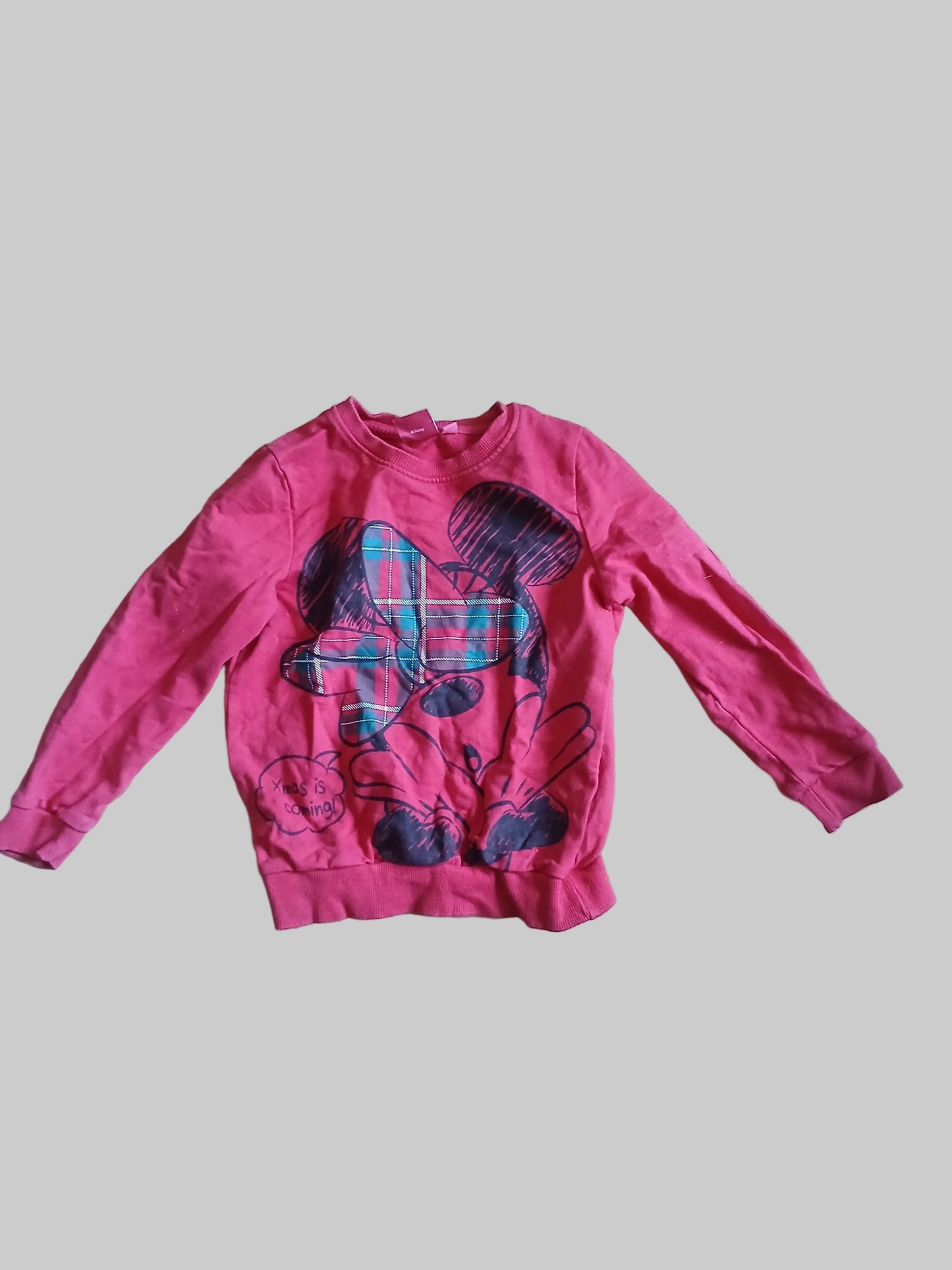 Disney Minnie Mouse Sweater Top Age 5-6