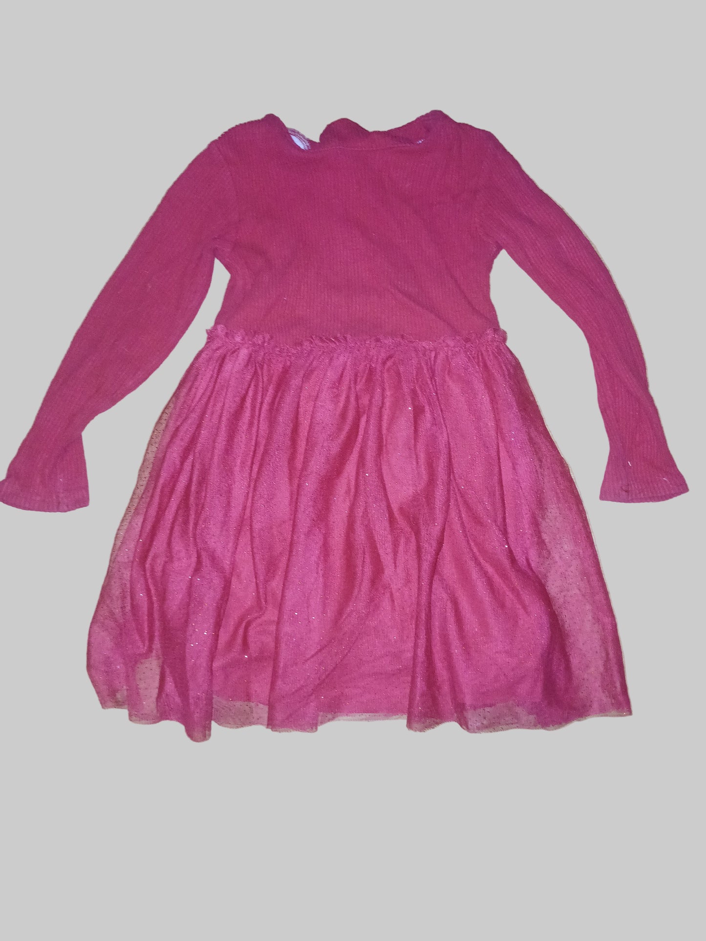 Red Dunnes Dress Age 6-7