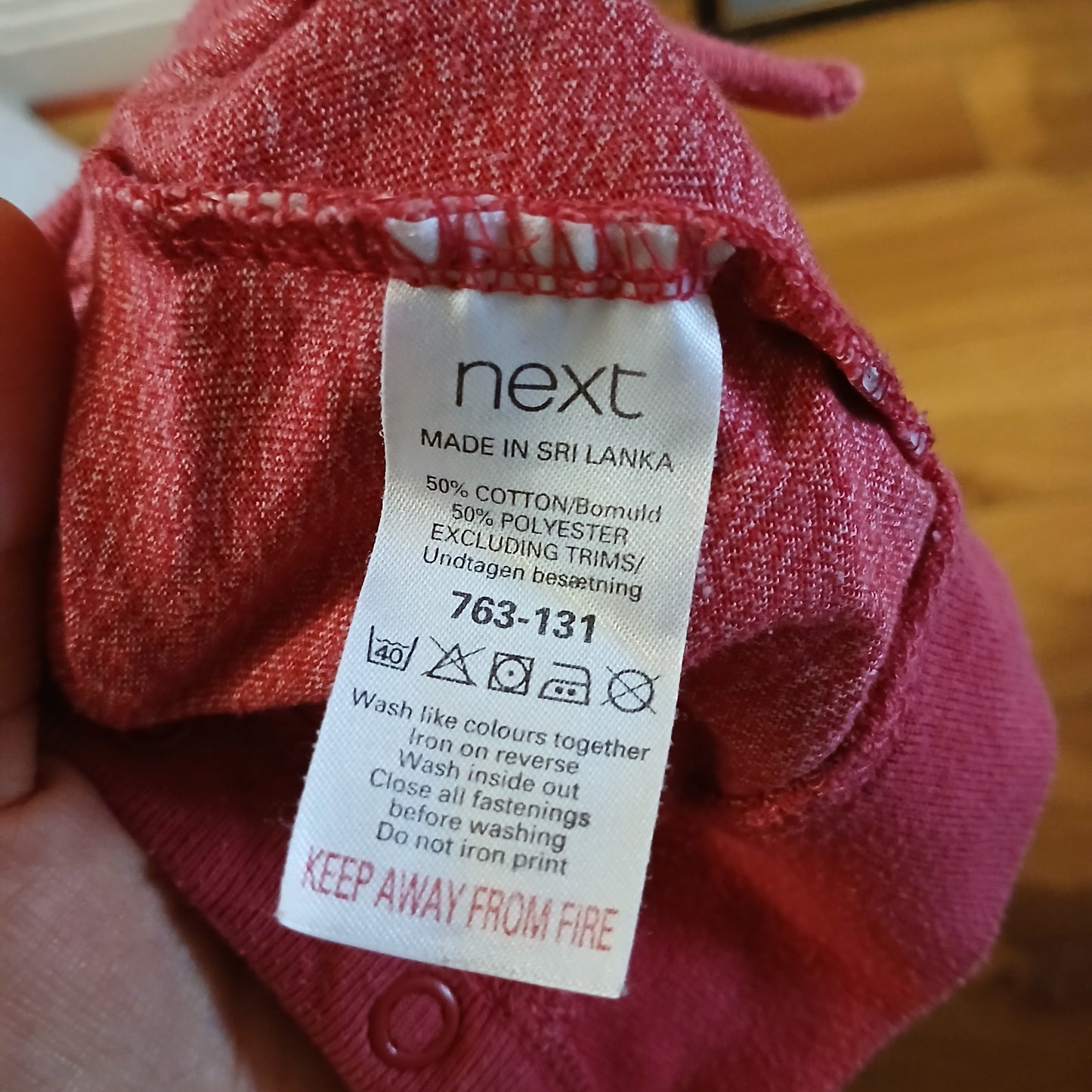 Next Christmas Sleepsuit Age 9-12 months