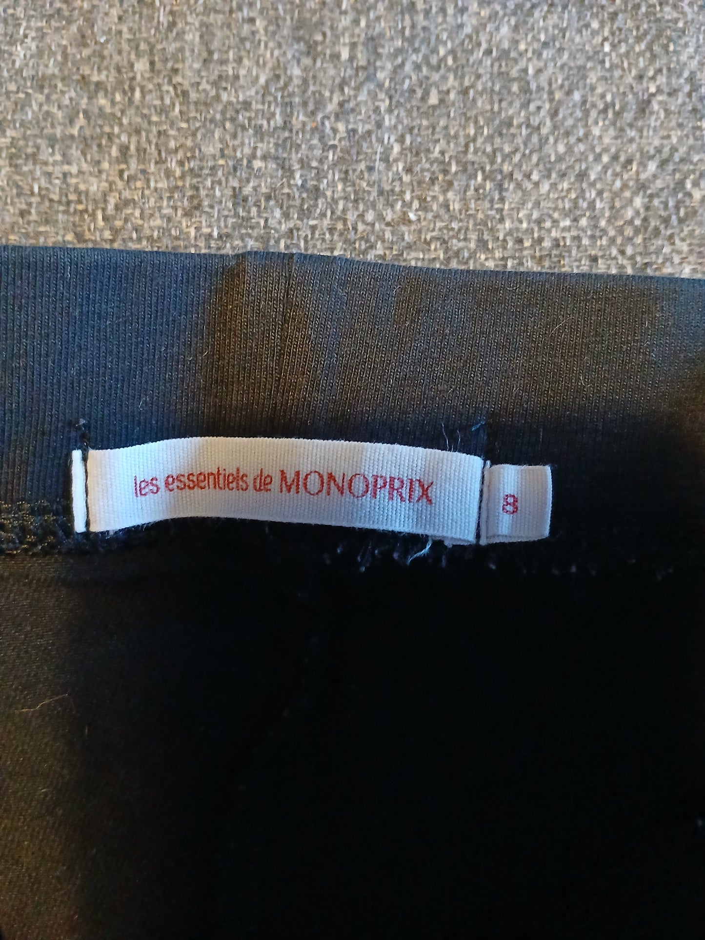 Les Essentiels de Monoprix Black Leggings Age 8