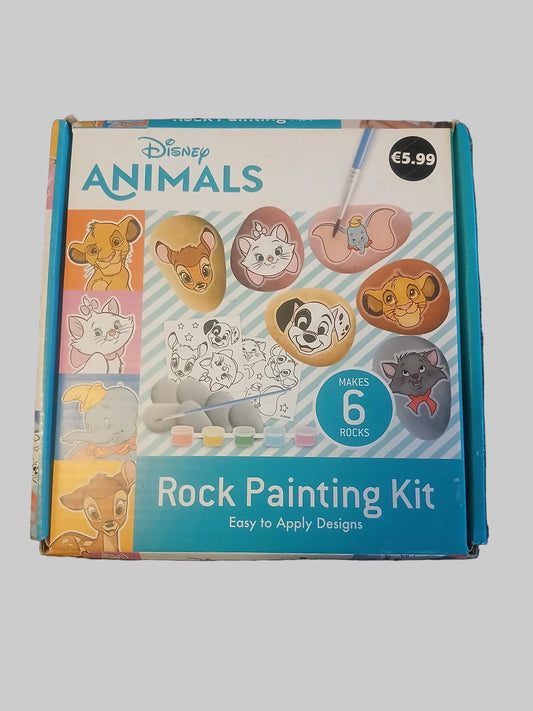 New - Disney Animals Rock Painting Kit