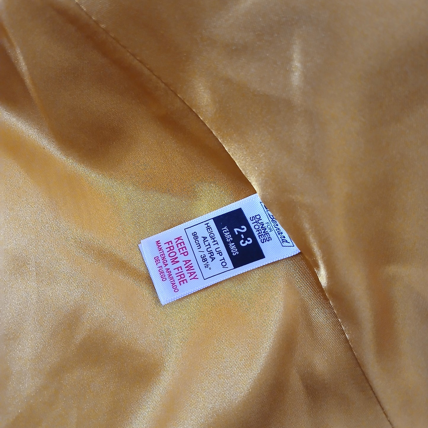 Dunnes Yellow Coat Age 2-3