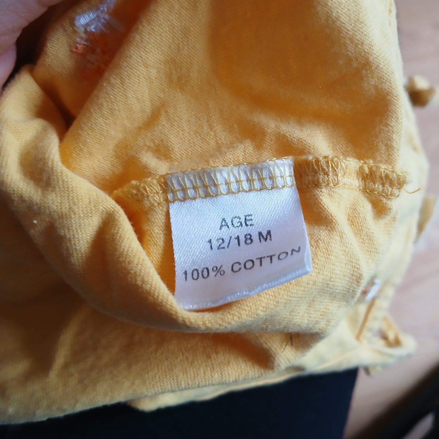 Nattajack Yellow Vest Top Age 12-18 months