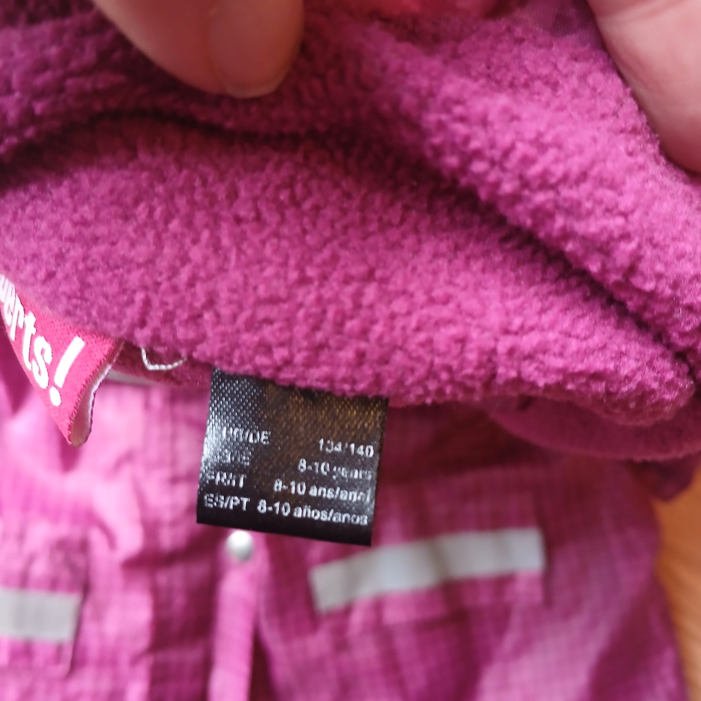 Pepperts! Pink Raincoat Age 8-10