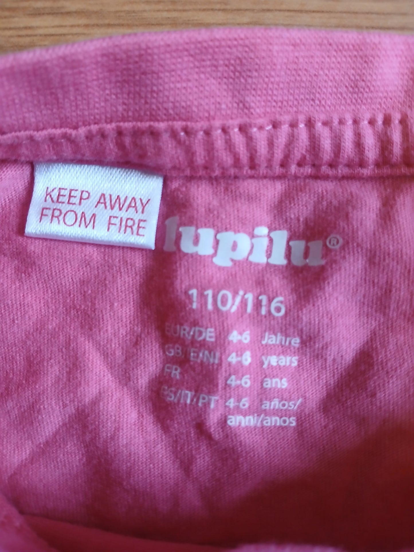 Lupilu Christmas T-Shirt Age 4-6