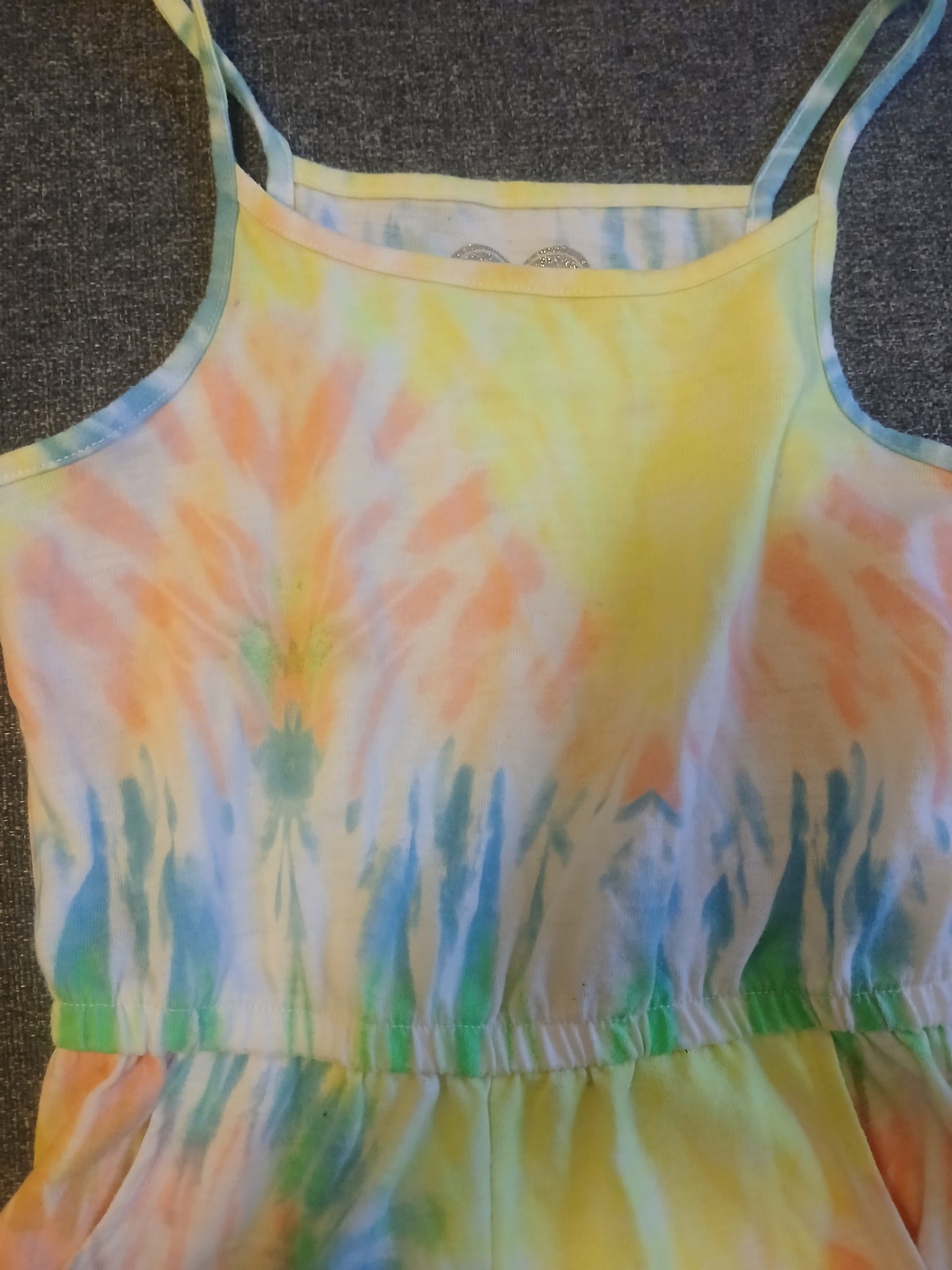 F&F Tie Dye Playsuit Age 7-8