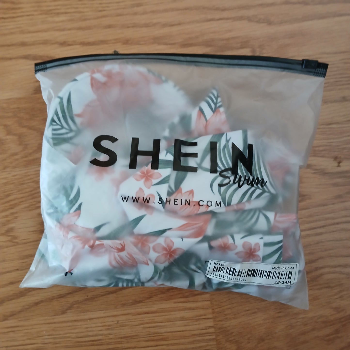 Shein Swimming Costume with Hat Age 18-24 months