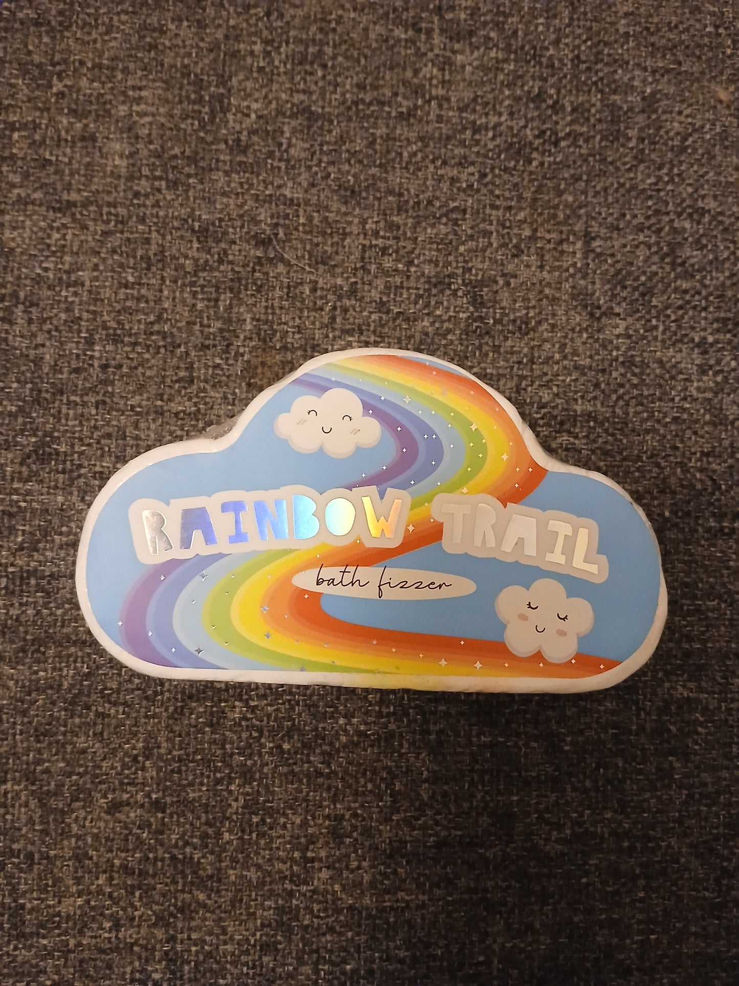 Rainbow Trail Bath Fizzer Bomb