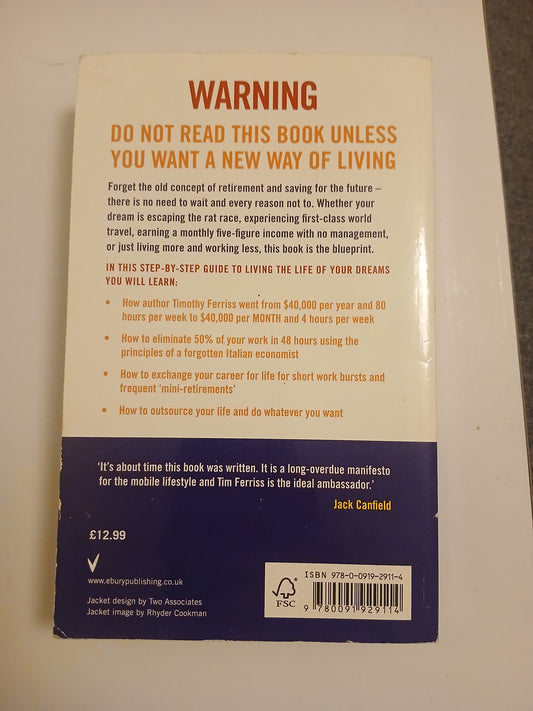 The 4-Hour Work Week by Timothy Ferriss