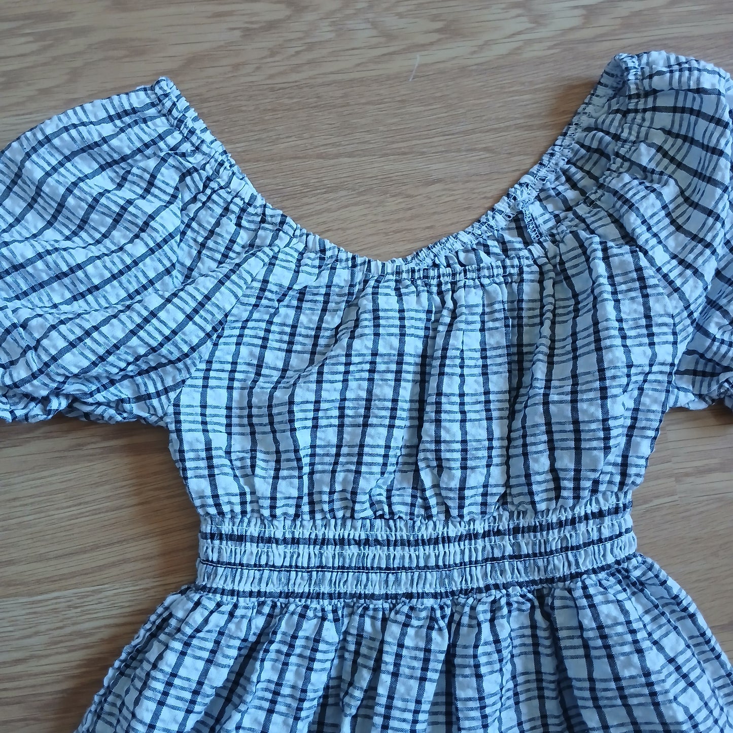 Primark Penneys Checked Dress Age 7-8