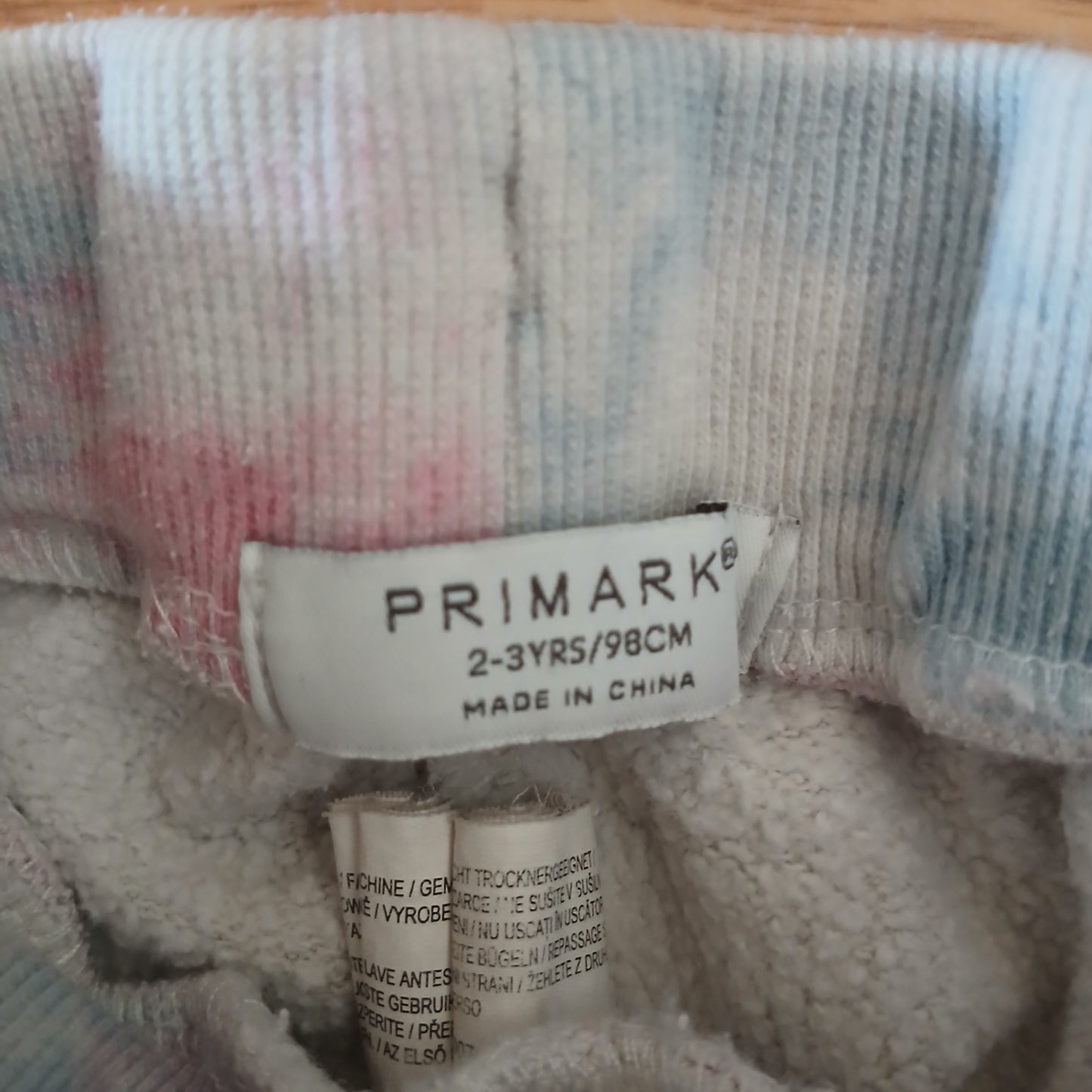 Primark Penneys Tie-Dye Jogging Bottoms Age 2-3