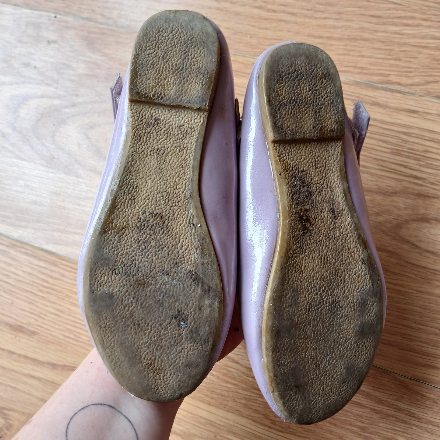 Purple Diamonte Shoes Size 12/30