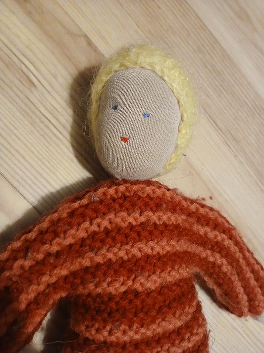 Knitted Waldorf Doll