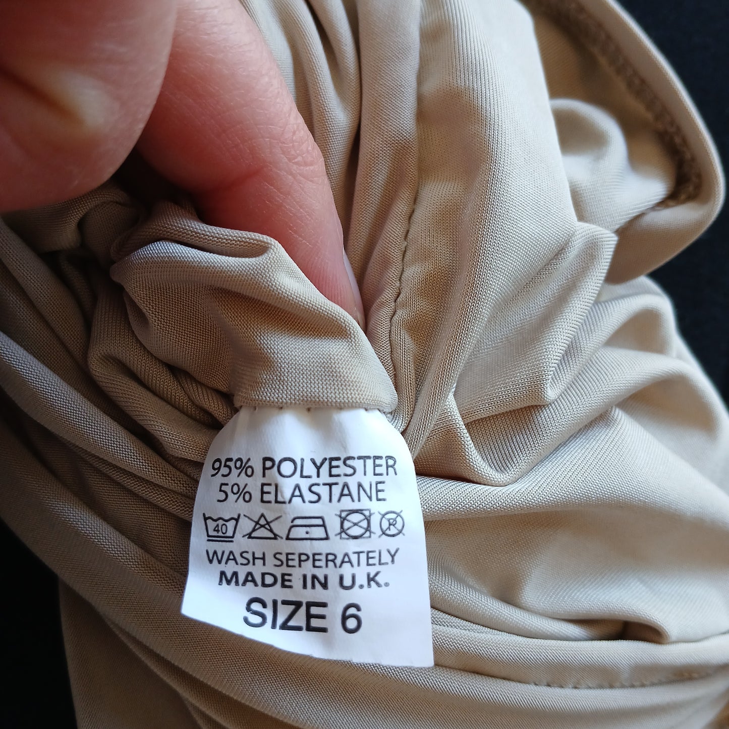 Edge Street Cream Dress Size 6