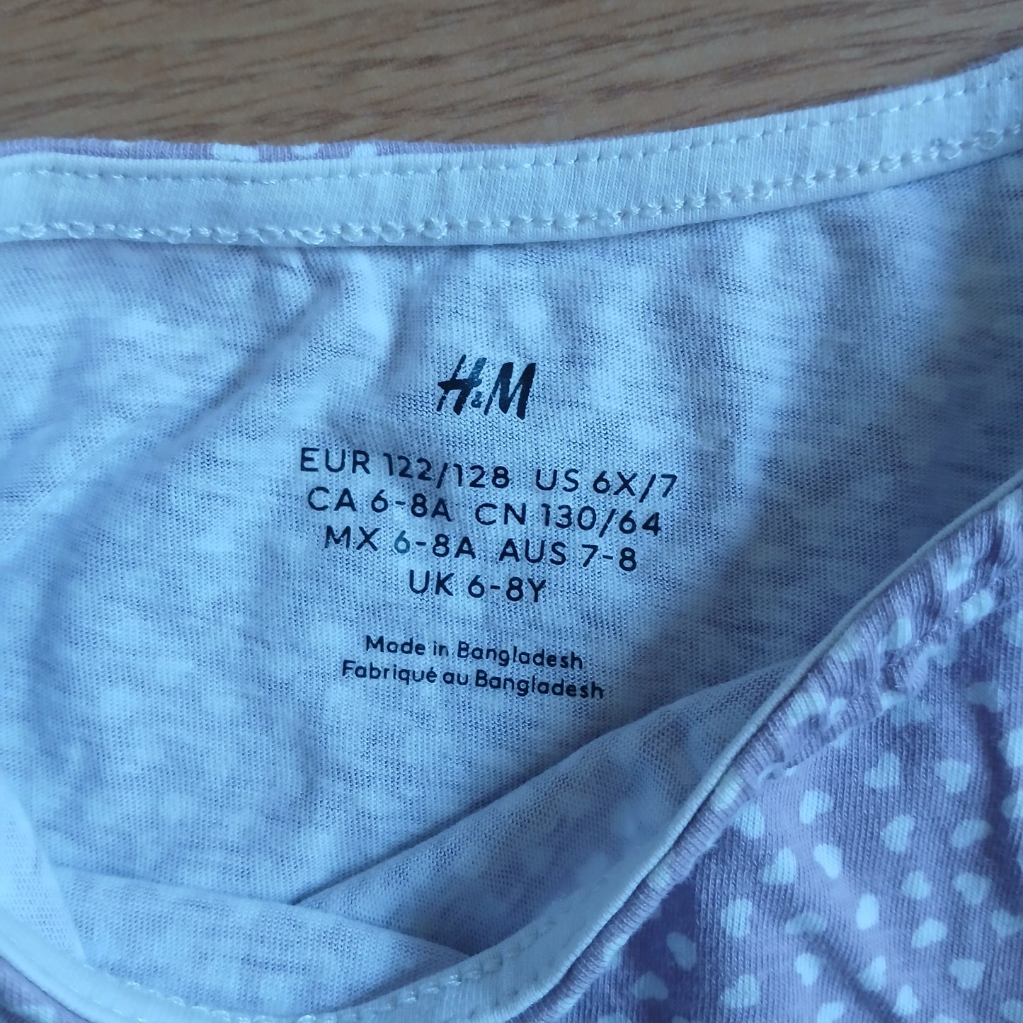 H&M Heart Dress Age 6-8