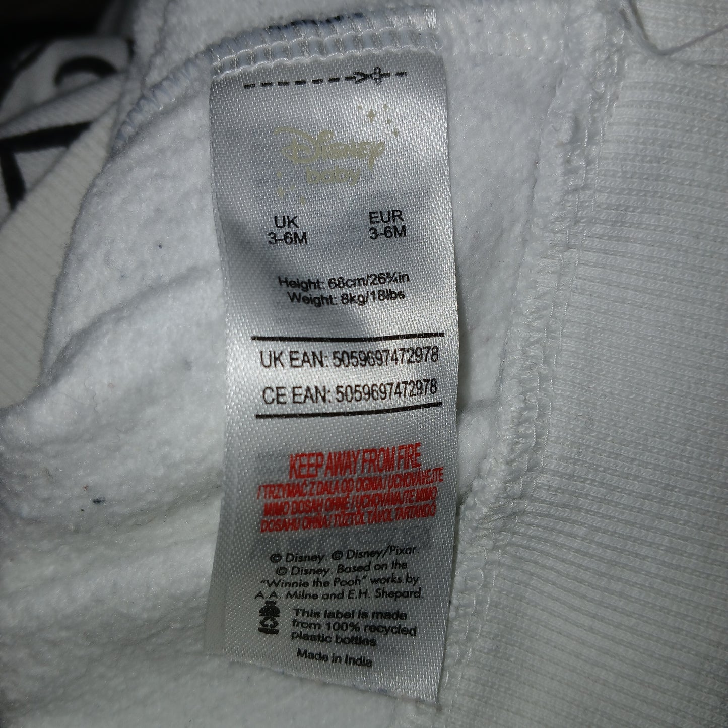 Disney Baby Jumper Age 3-6 months