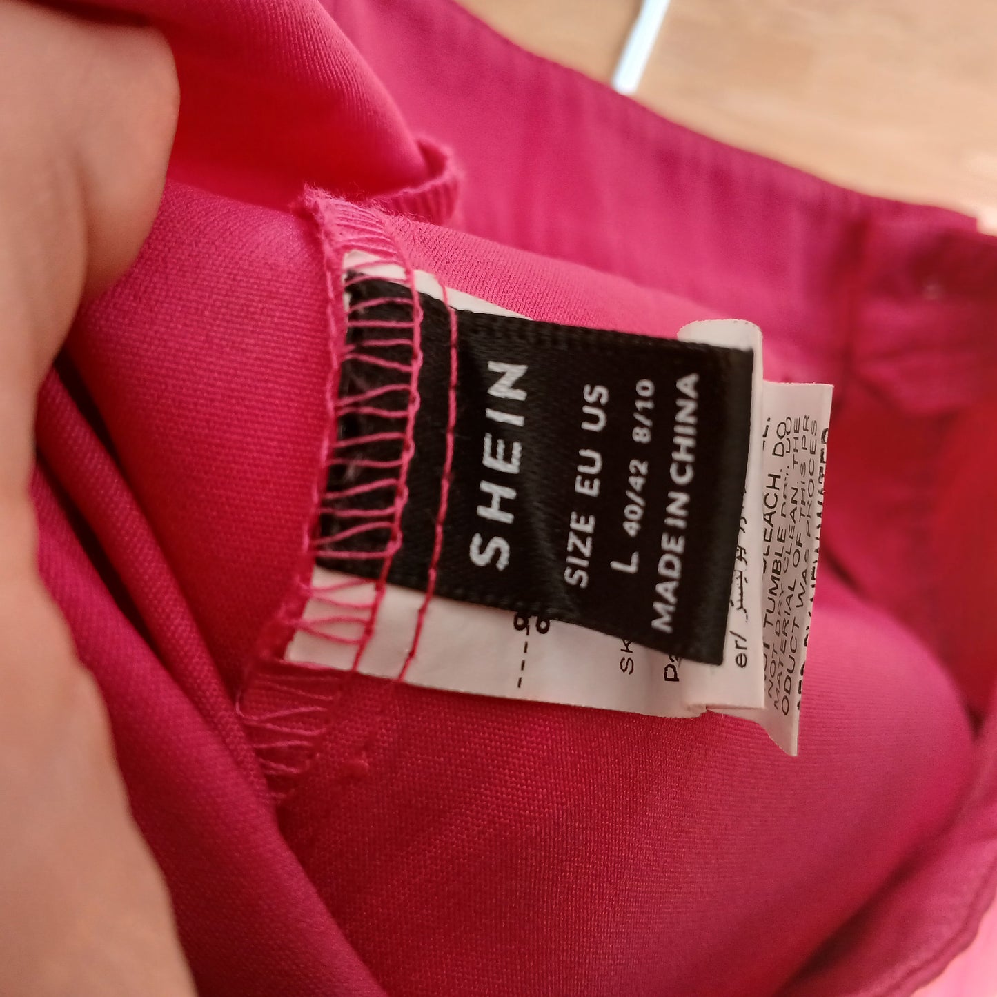 Shein Pink Trousers Size L