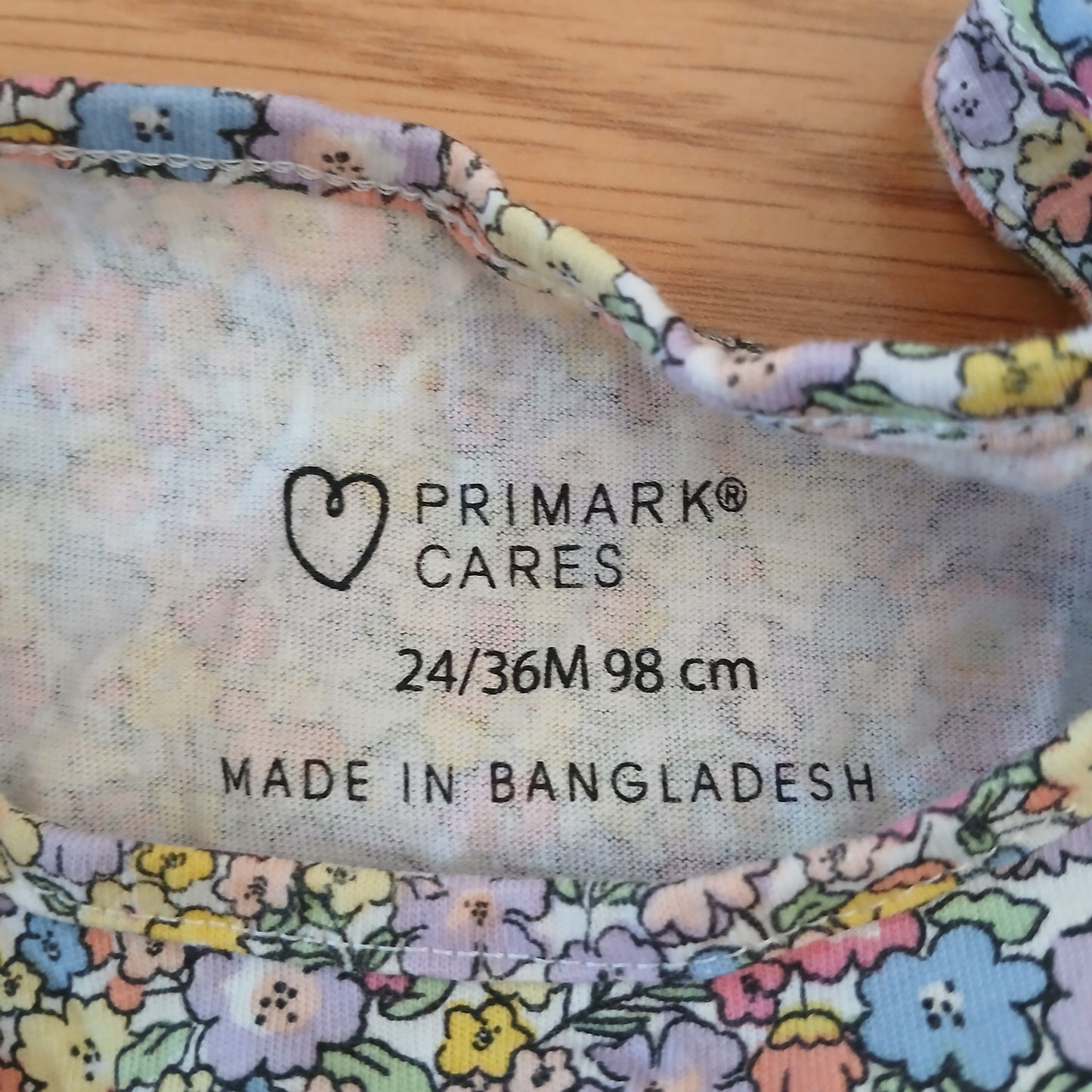Primark/Penneys Floral Playsuit Age 2-3