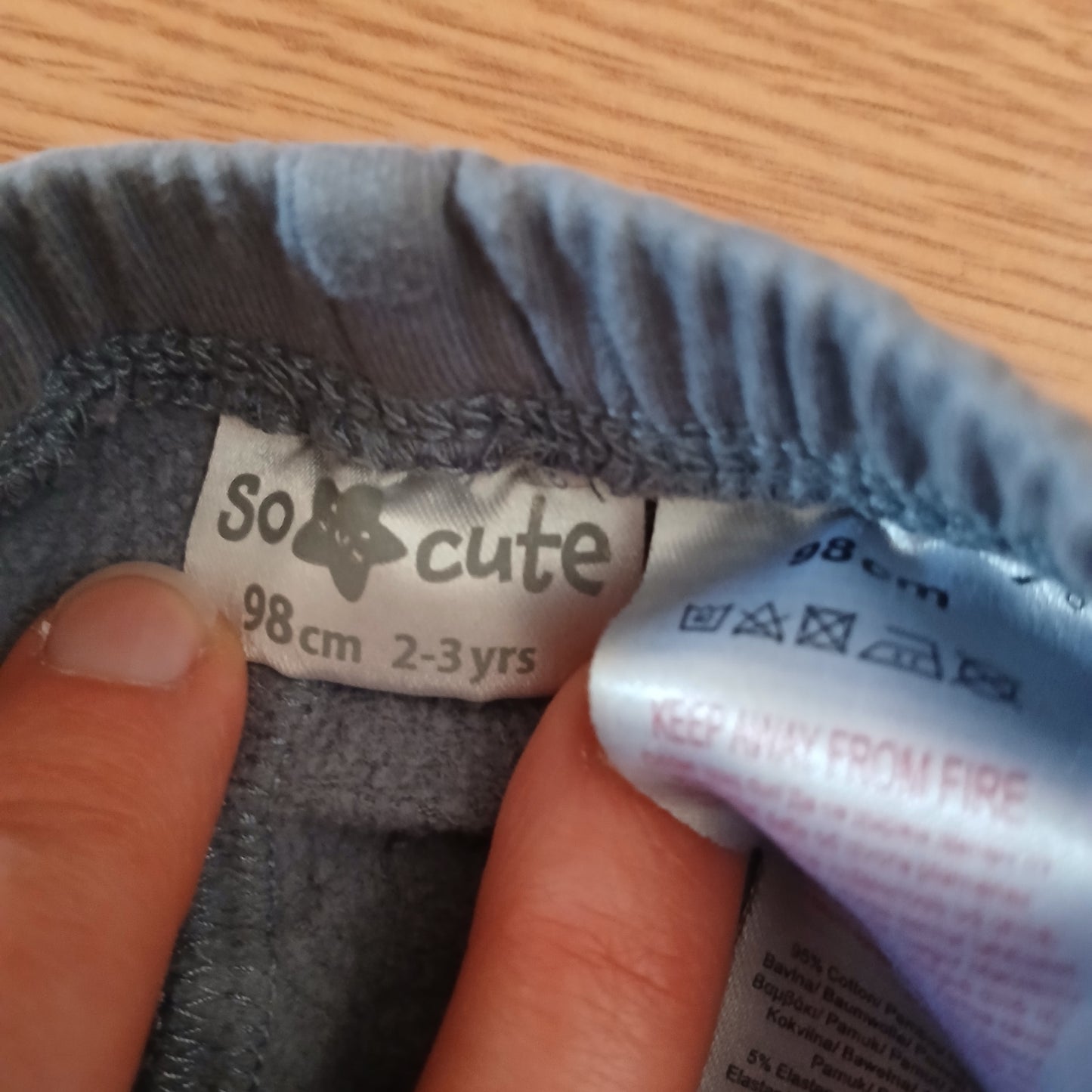 "So Cute" Squirrel Grey Leggings Age 2-3