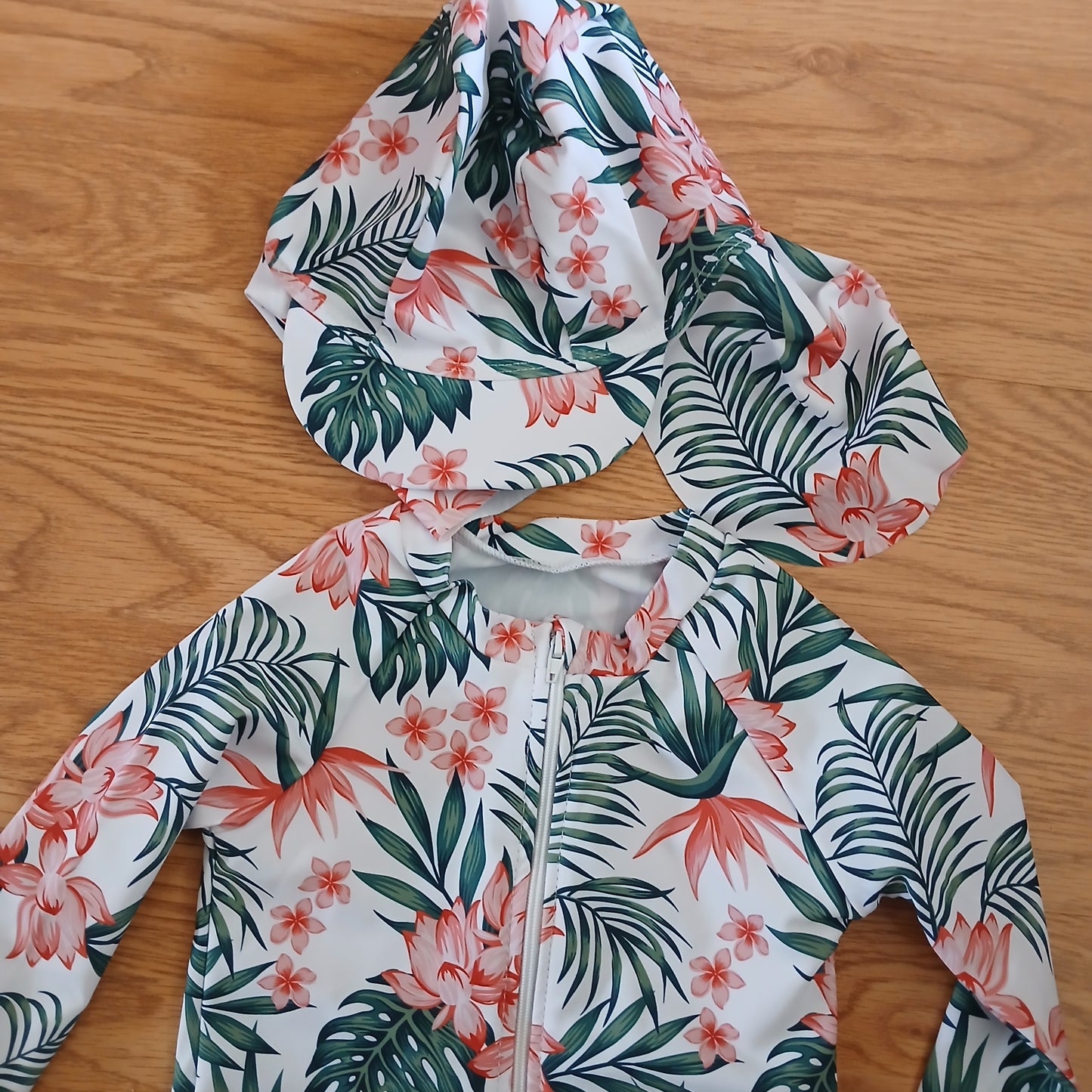 Shein Swimming Costume with Hat Age 18-24 months