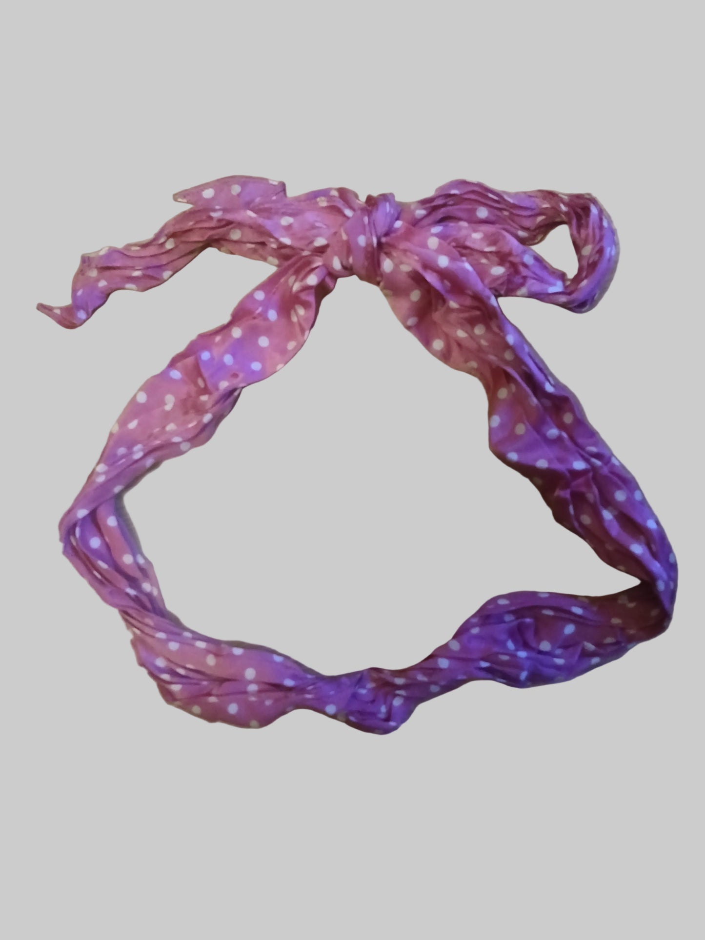 Oasis 100% Silk Pink Polka Dot Scarf