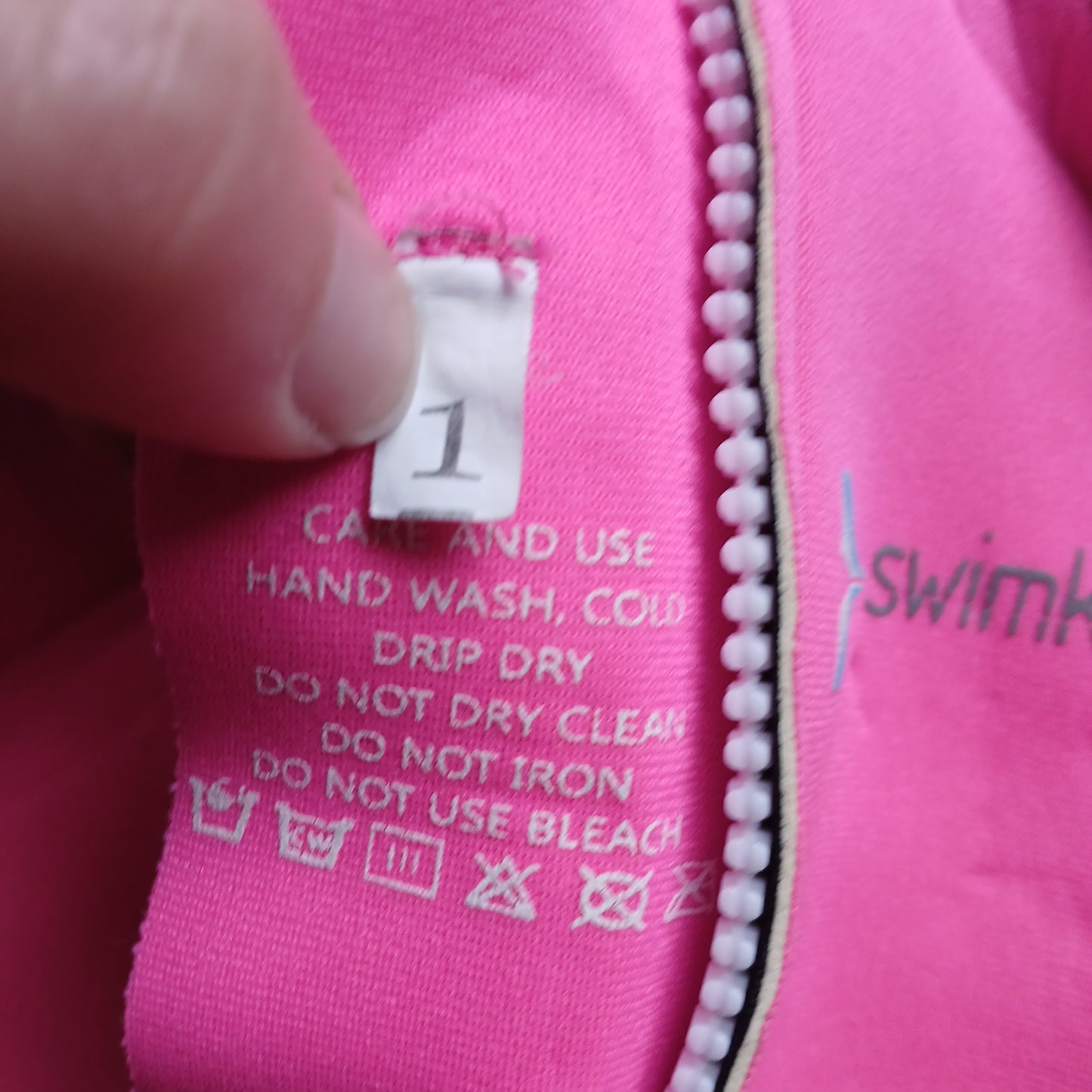 Swimkit.ie Pink Wetsuit Age 1