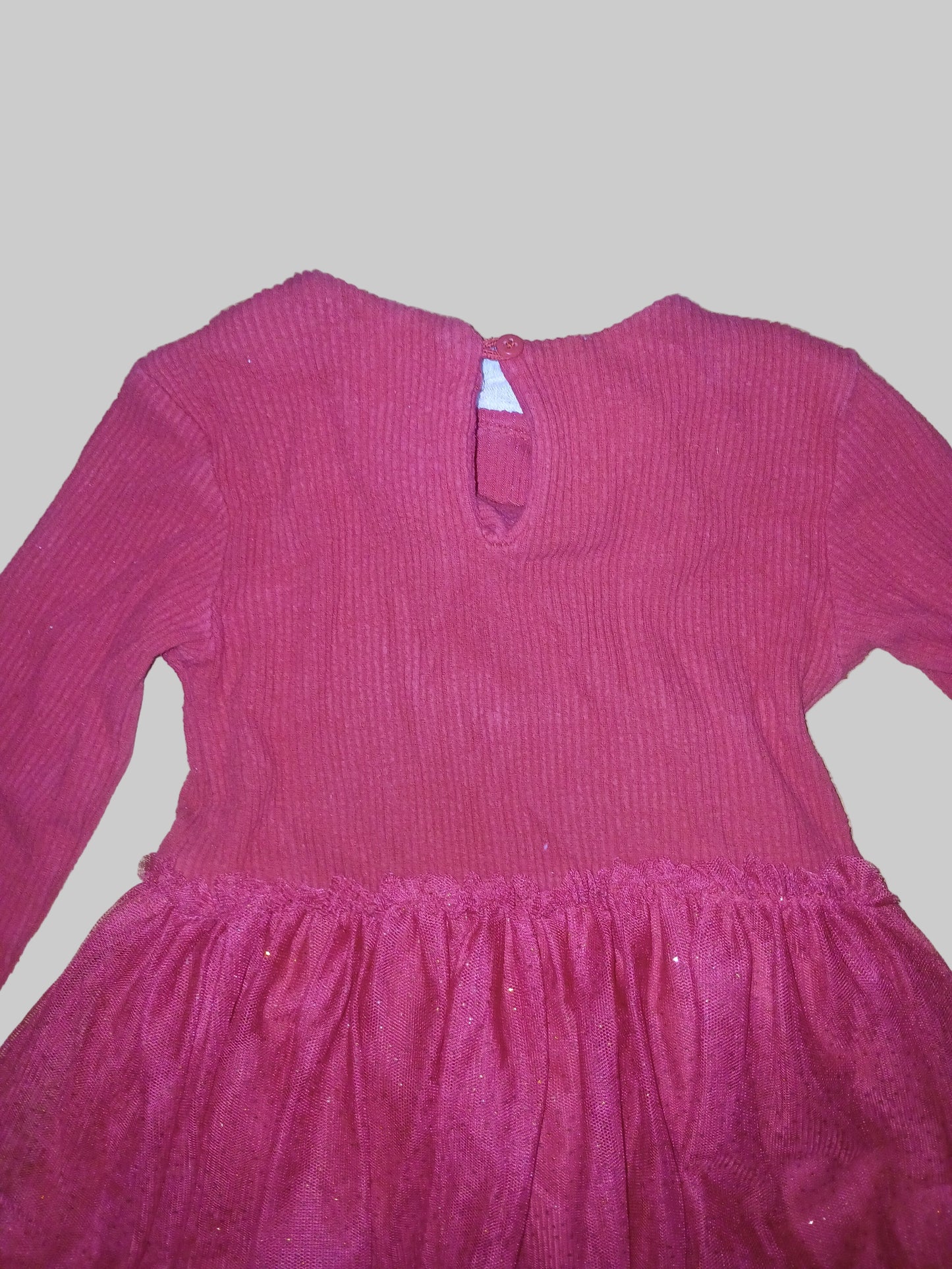 Red Dunnes Dress Age 6-7