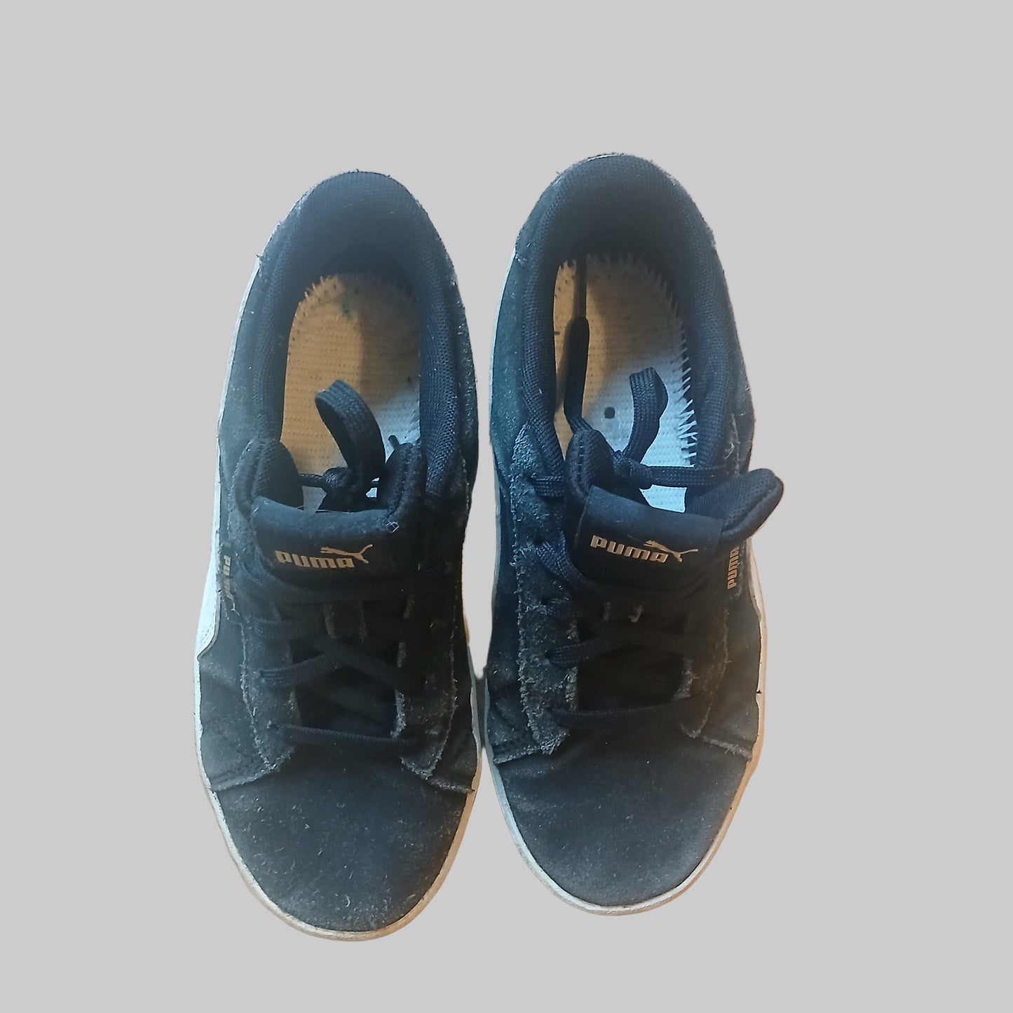 Puma Black Trainers Runners Size UK 13 EU 32