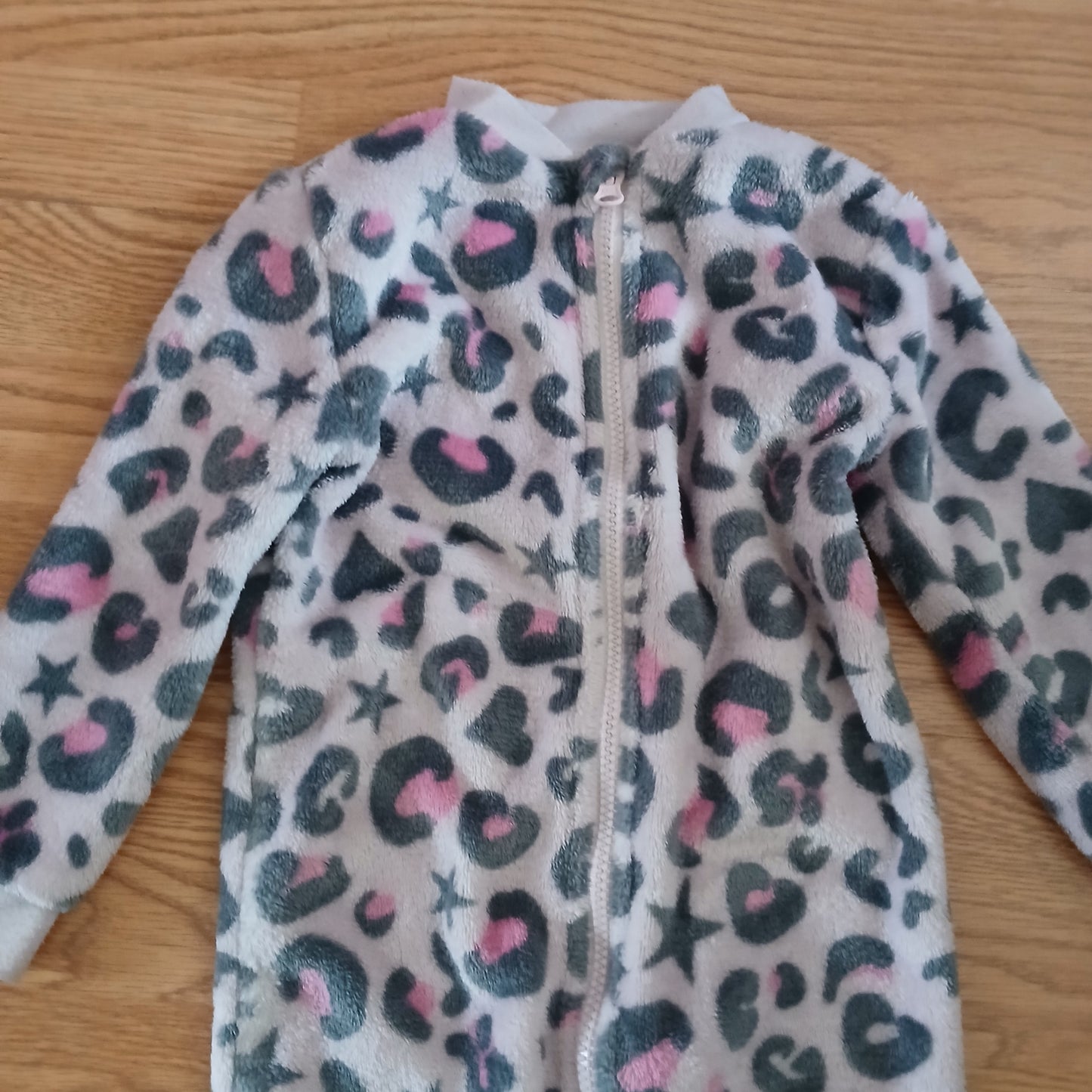 Dunnes Leopard Print Onesie Age 2-3