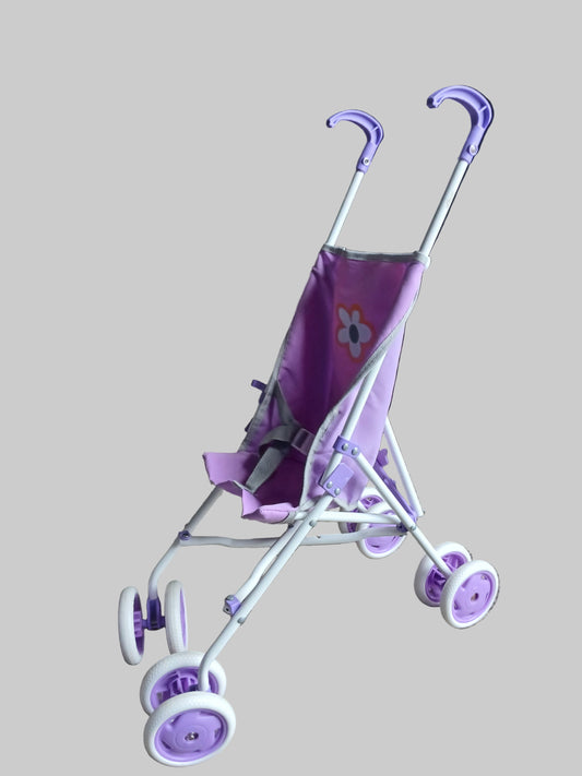 Purple Dolls Pushchair Stroller