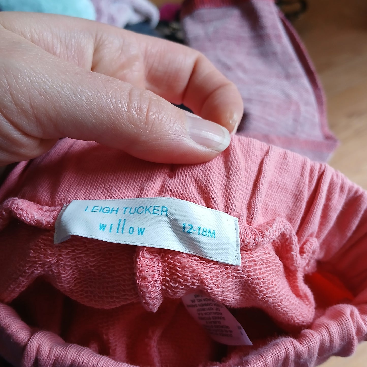 Leigh Tucker Willow Pink Shorts Age 12-18 months