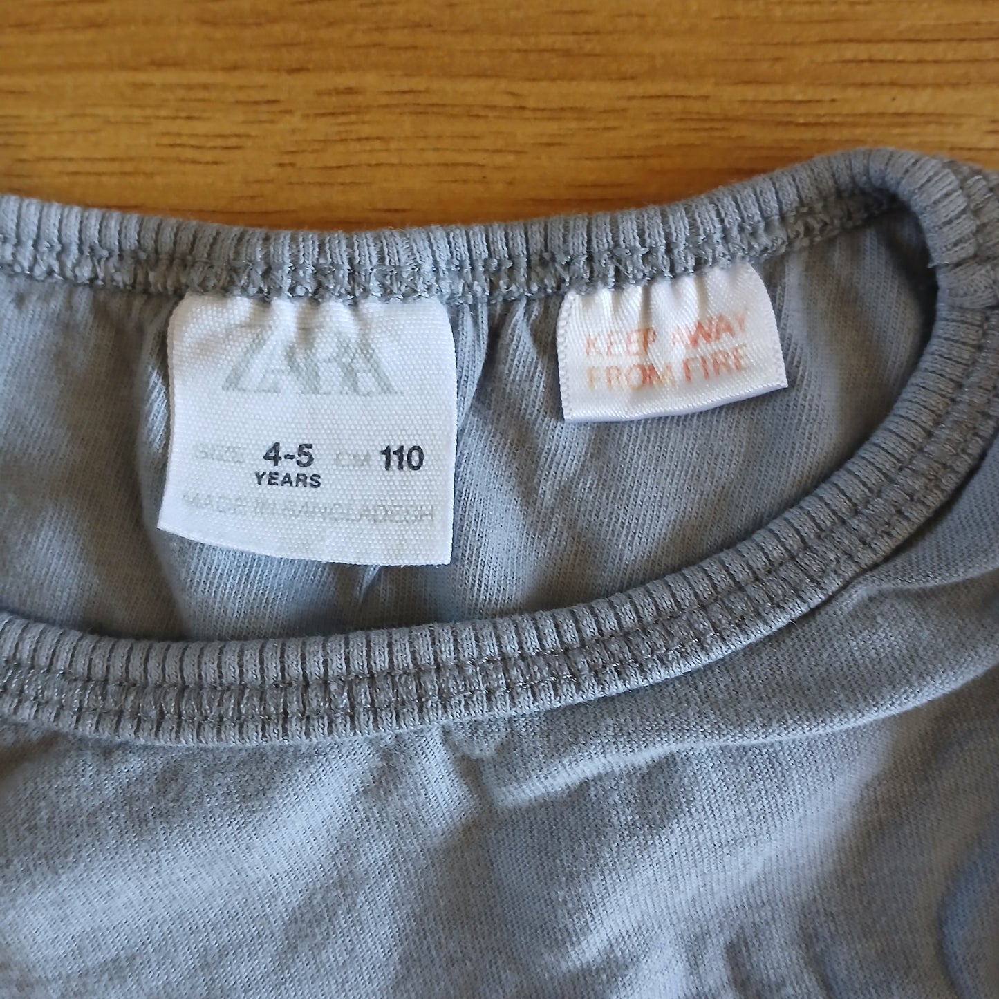 Zara Fred Blunt Illustration T-Shirt Age 4-5