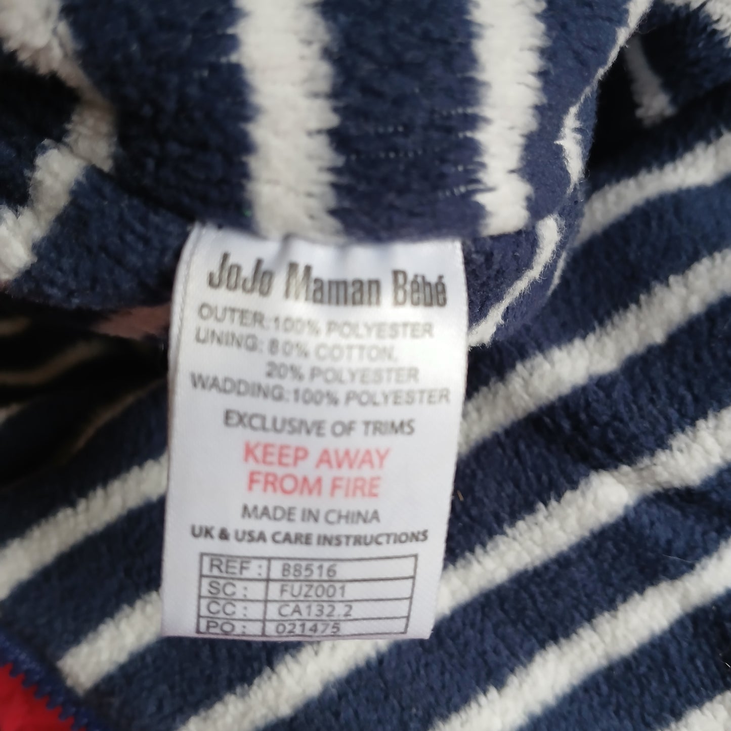 JoJo Maman Bébé Red Puddle Suit Snowsuit Age 6-9 months