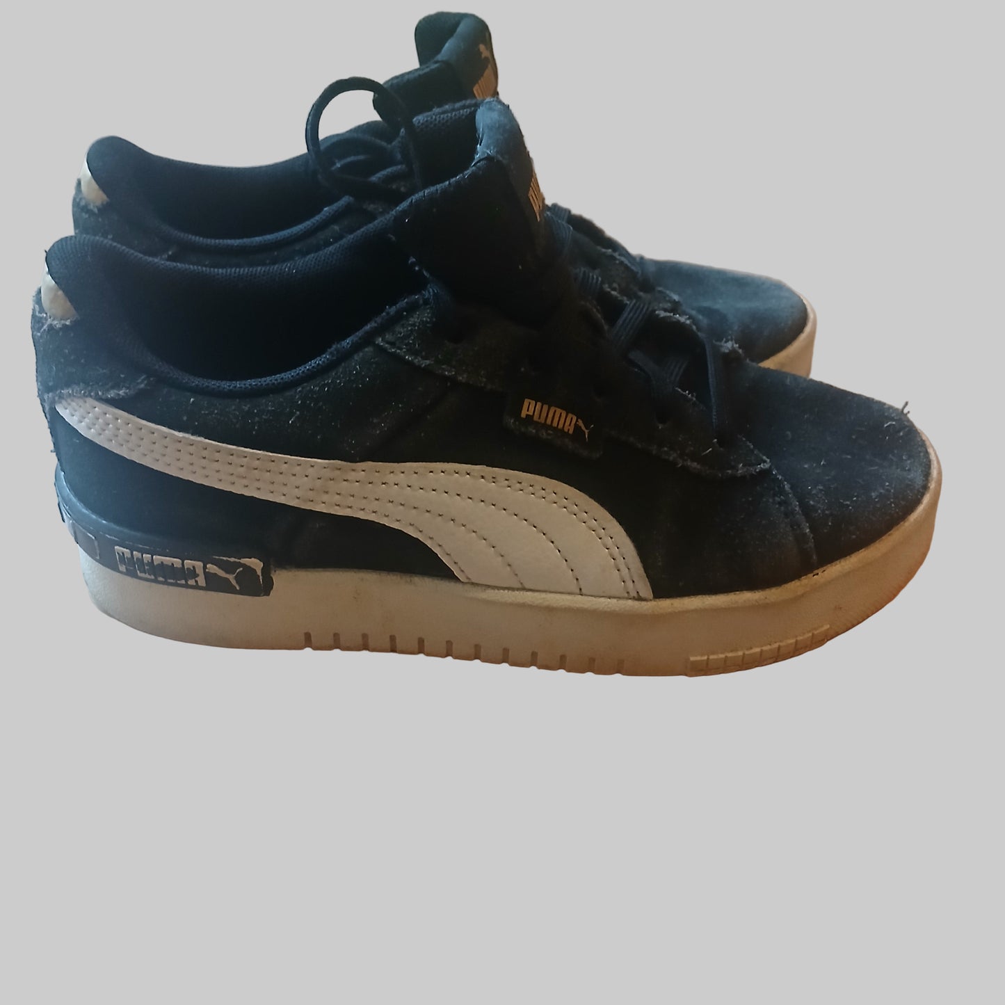 Puma Black Trainers Runners Size UK 13 EU 32