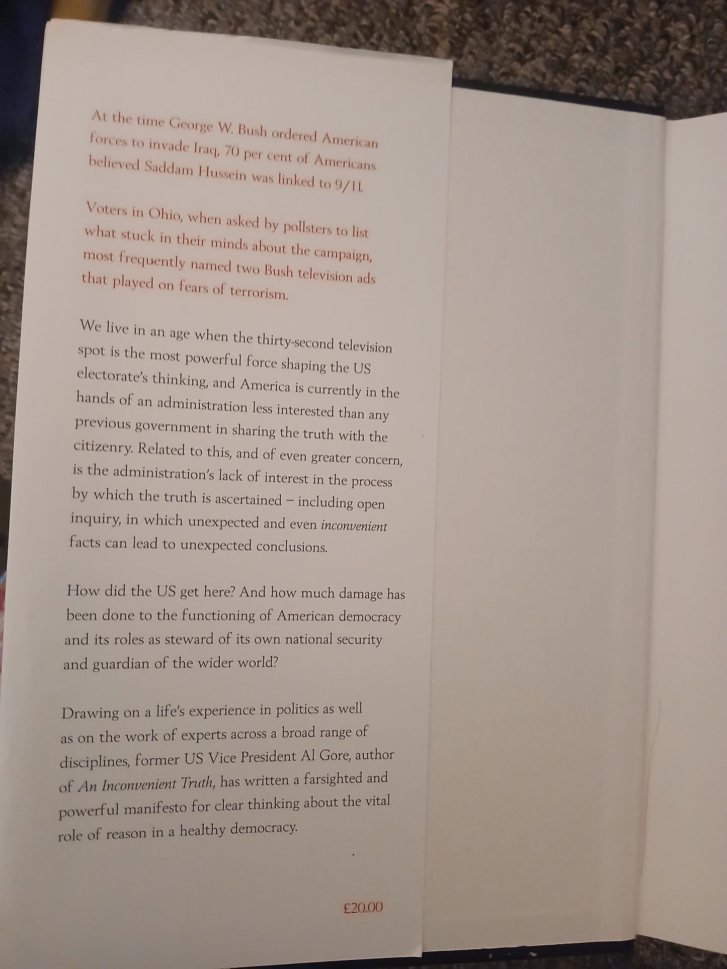 The Assault on Reason by Al Gore