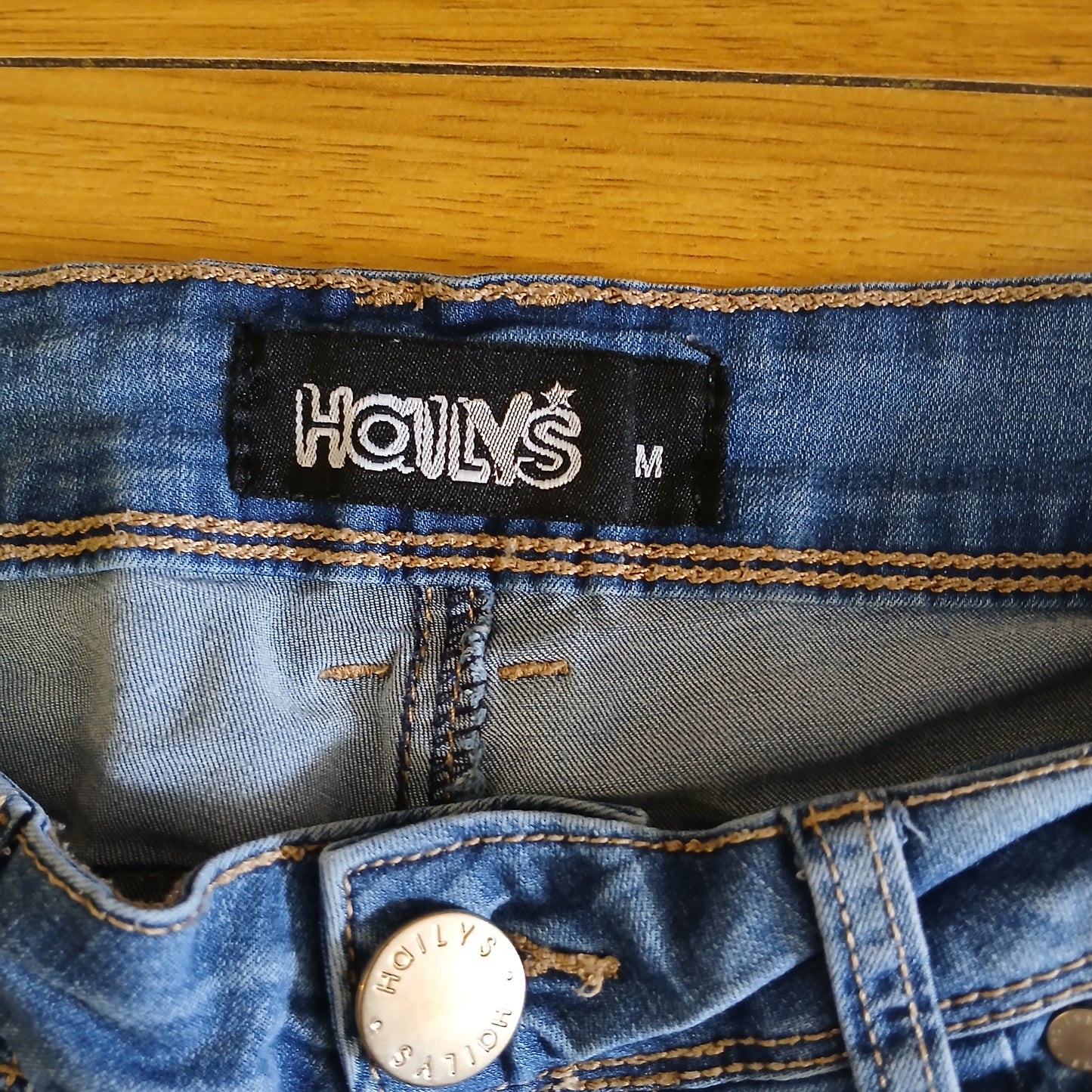 Hailys Denim Long Shorts Capri Jeans Size S/M