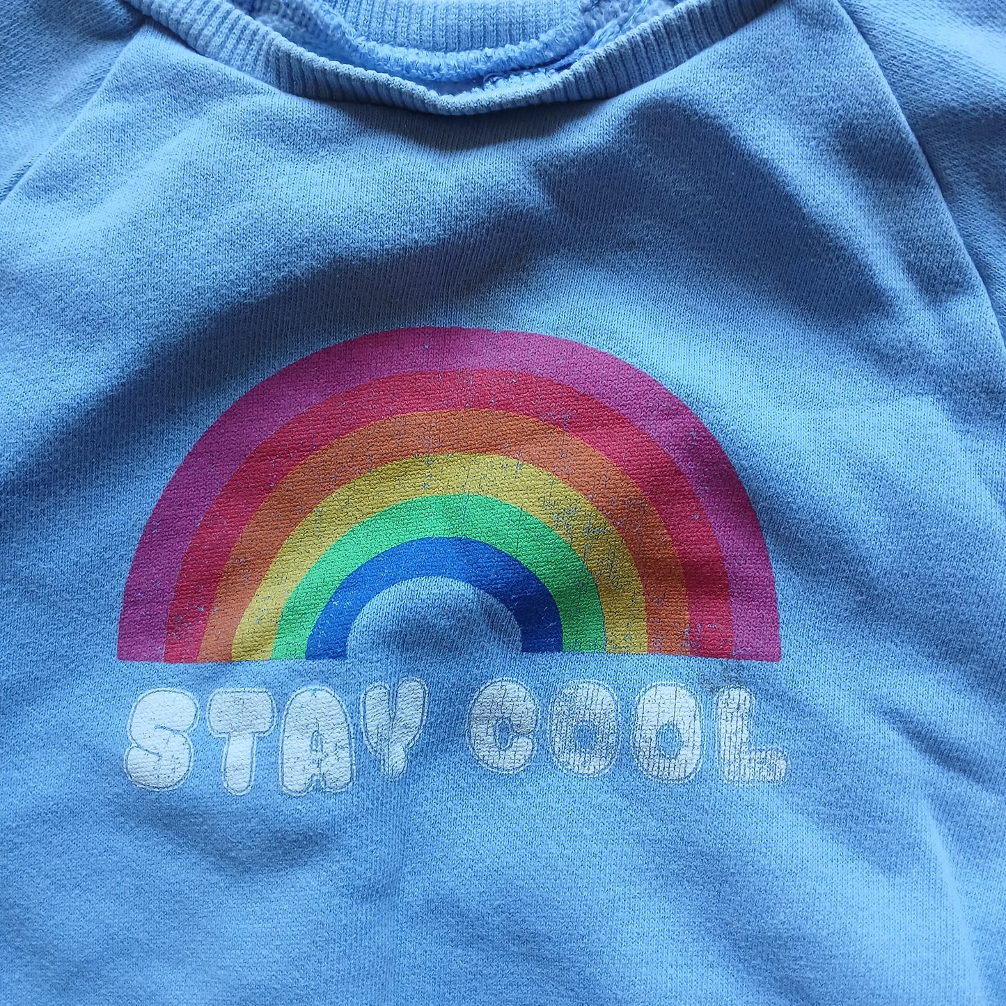 Next Blue Rainbow Jumper Age 12-18 months
