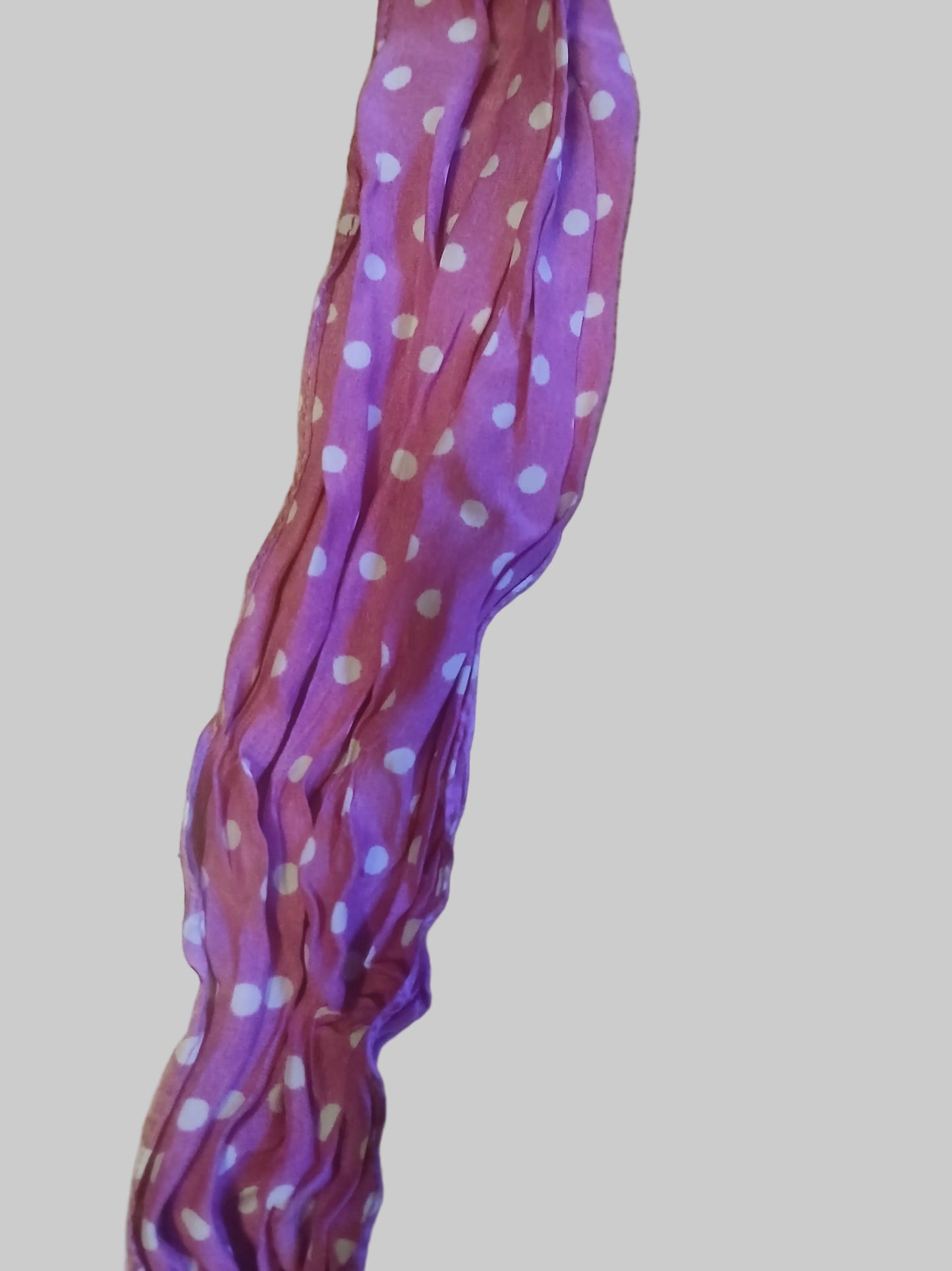 Oasis 100% Silk Pink Polka Dot Scarf