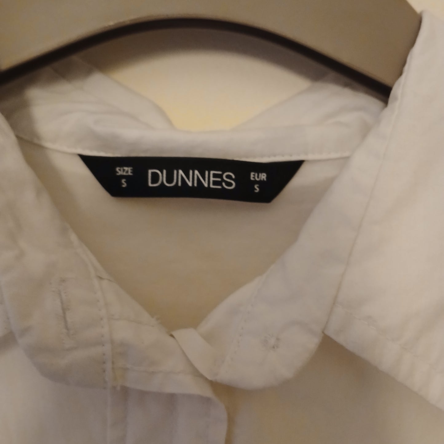 Dunnes White Shirt Size Small