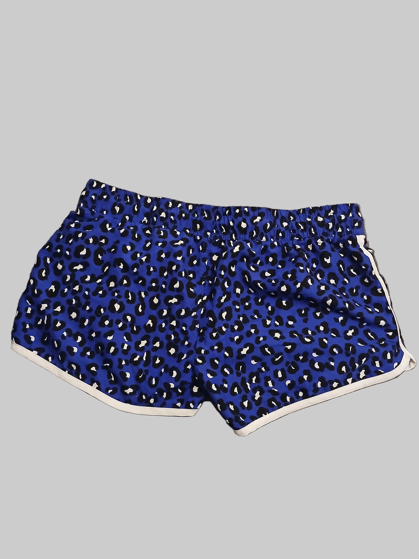 Brand New - Denim Co Blue Leopard Print Shorts Size 12