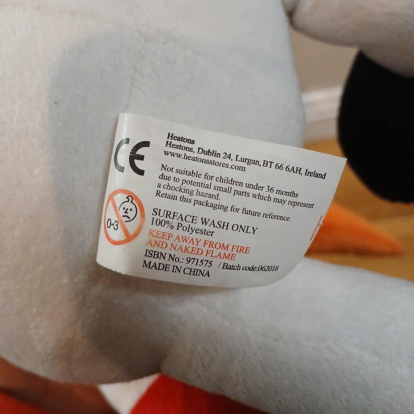 Snowman Christmas Soft Toy